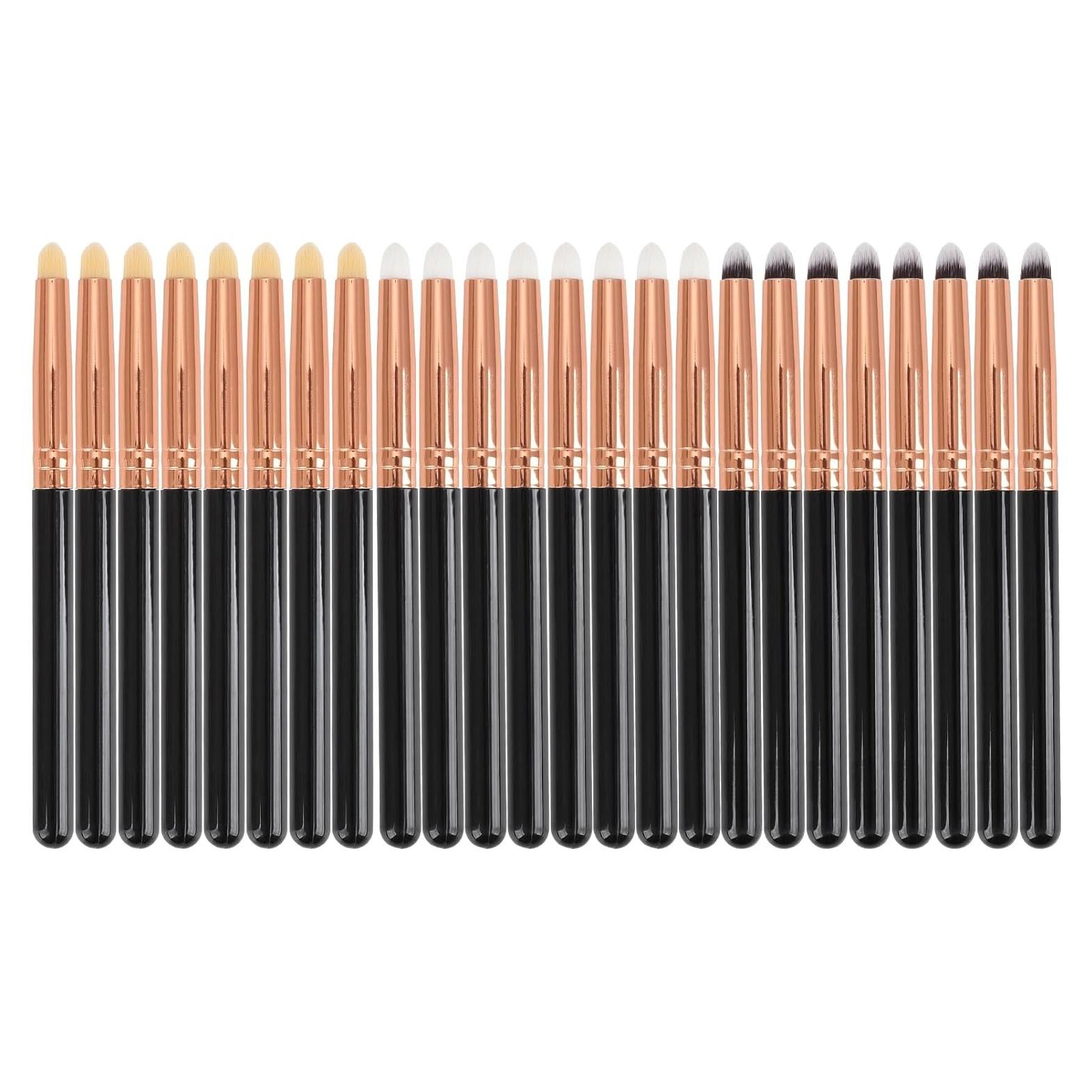 Juego de Pinceles de Maquillaje Urtlia 24 Pcs Sombra Ojos Rosa Dorado