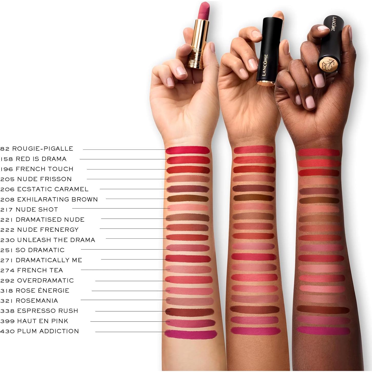 Labial Mate Lancôme L'Absolu Rouge Drama 168 Rojo Es Drama