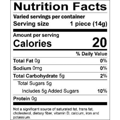 Caramelo de Labios Wack-O-Wax Cereza 340g 24 Unidades