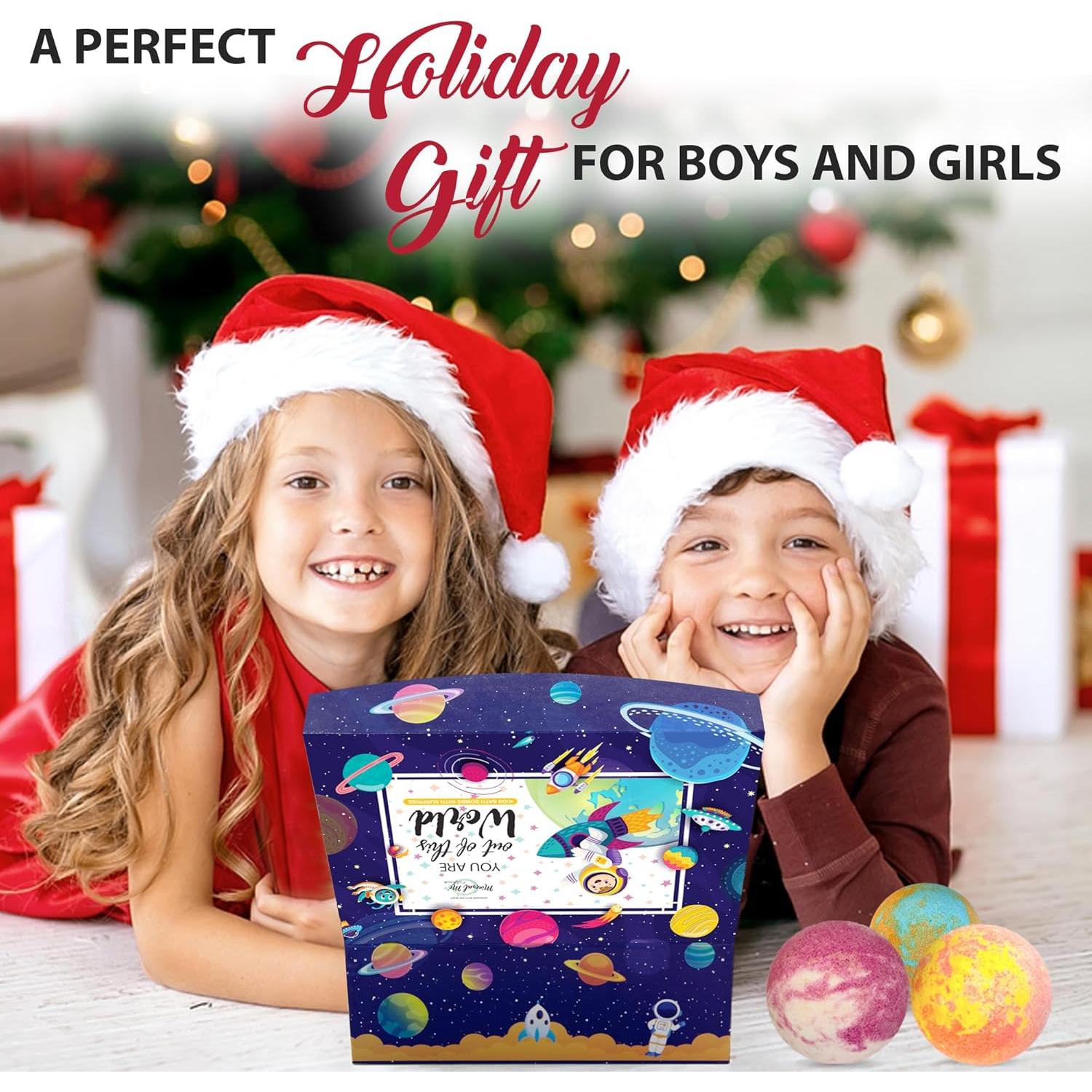 Bombas de Baño Galácticas Orgánicas con Pulsera Sorpresa