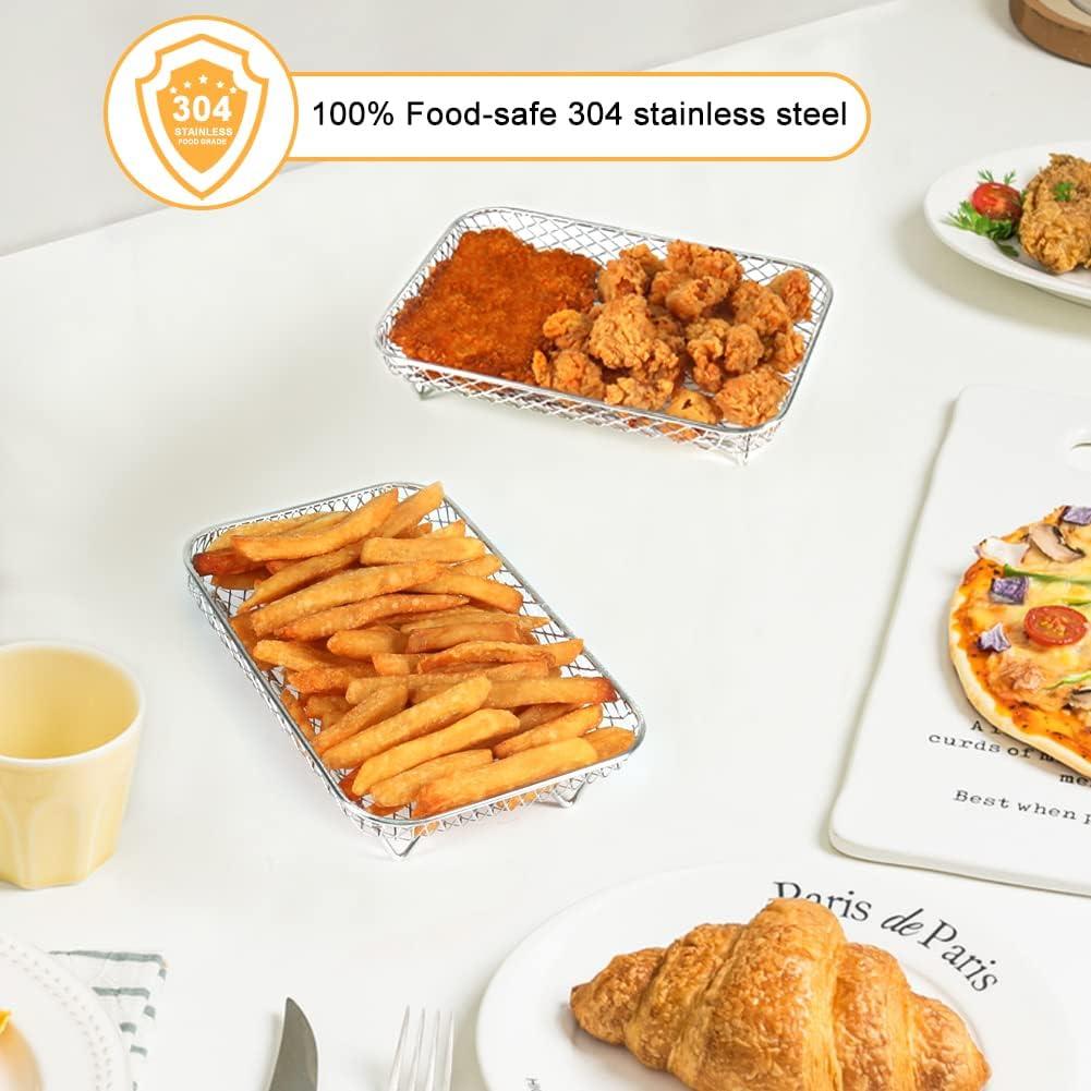 Soporte apilable para freidora de aire BYKITCHEN 3 capas acero