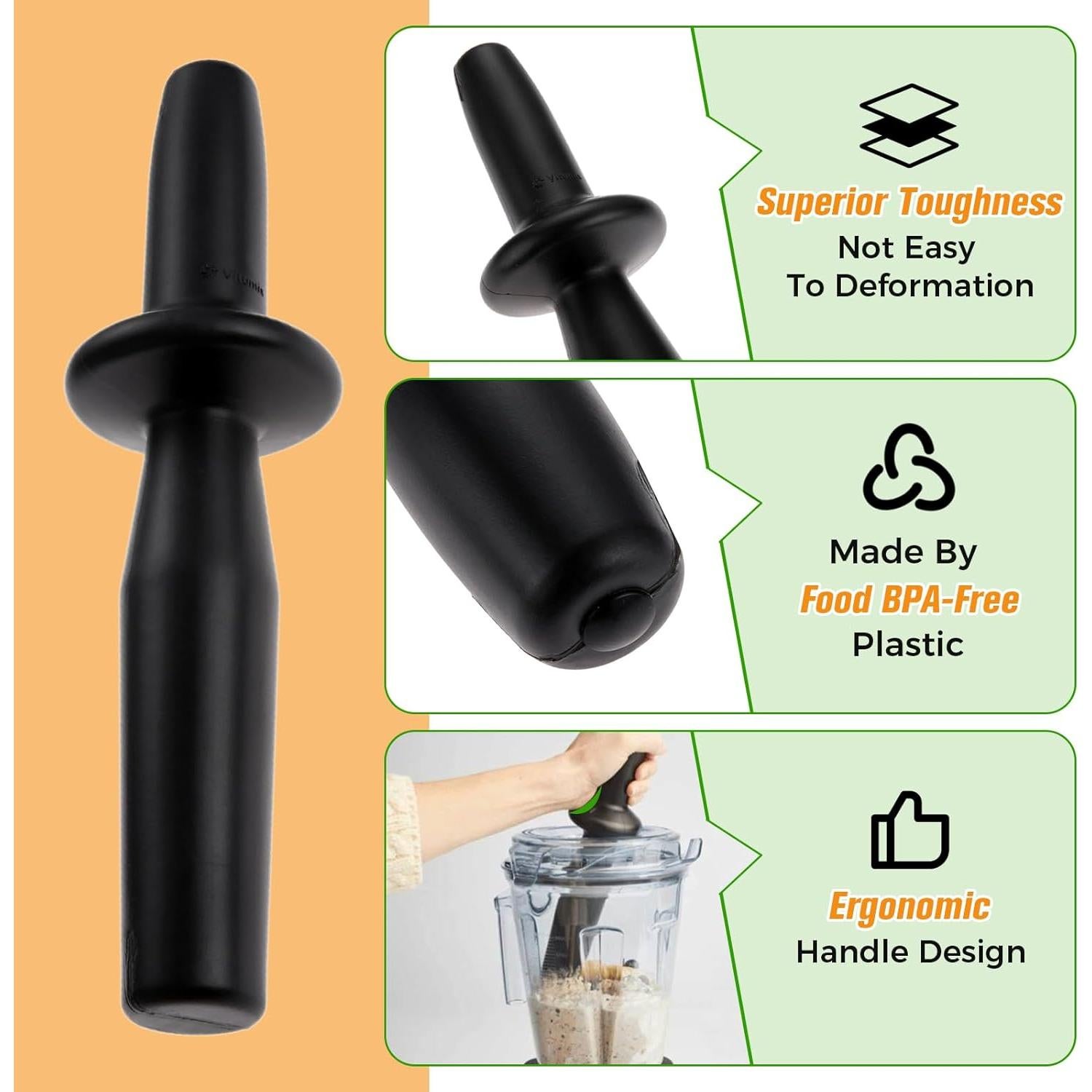 Émbolo para licuadora Vitamix DRELD 64oz y 40oz perfil bajo