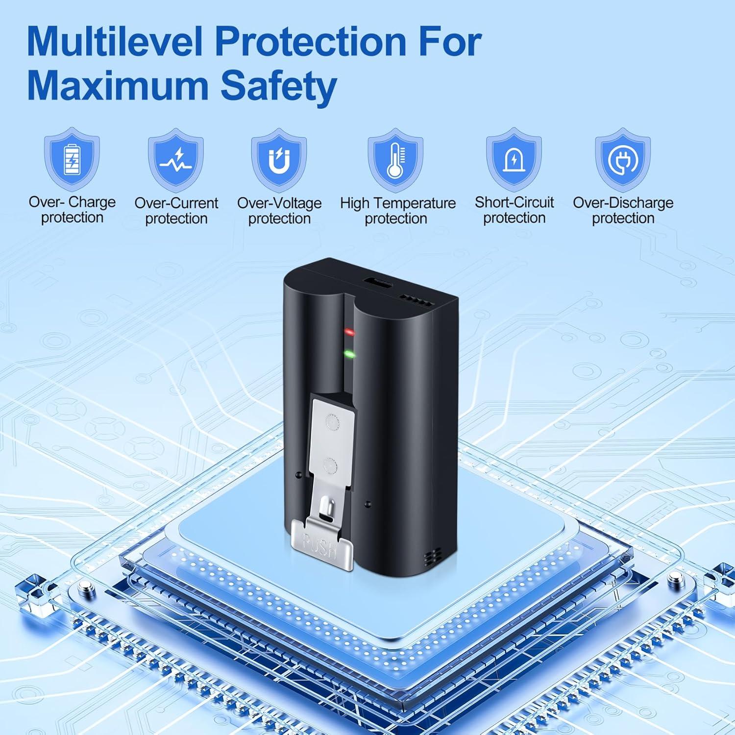 Batería de Reemplazo 6040mAh PoweLyt para Videoporteros Ring