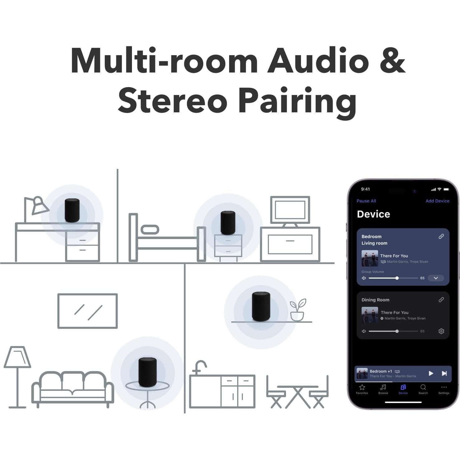 Altavoz Inalámbrico Audio Pro A10 MKII WiiM 50W Bluetooth WiFi