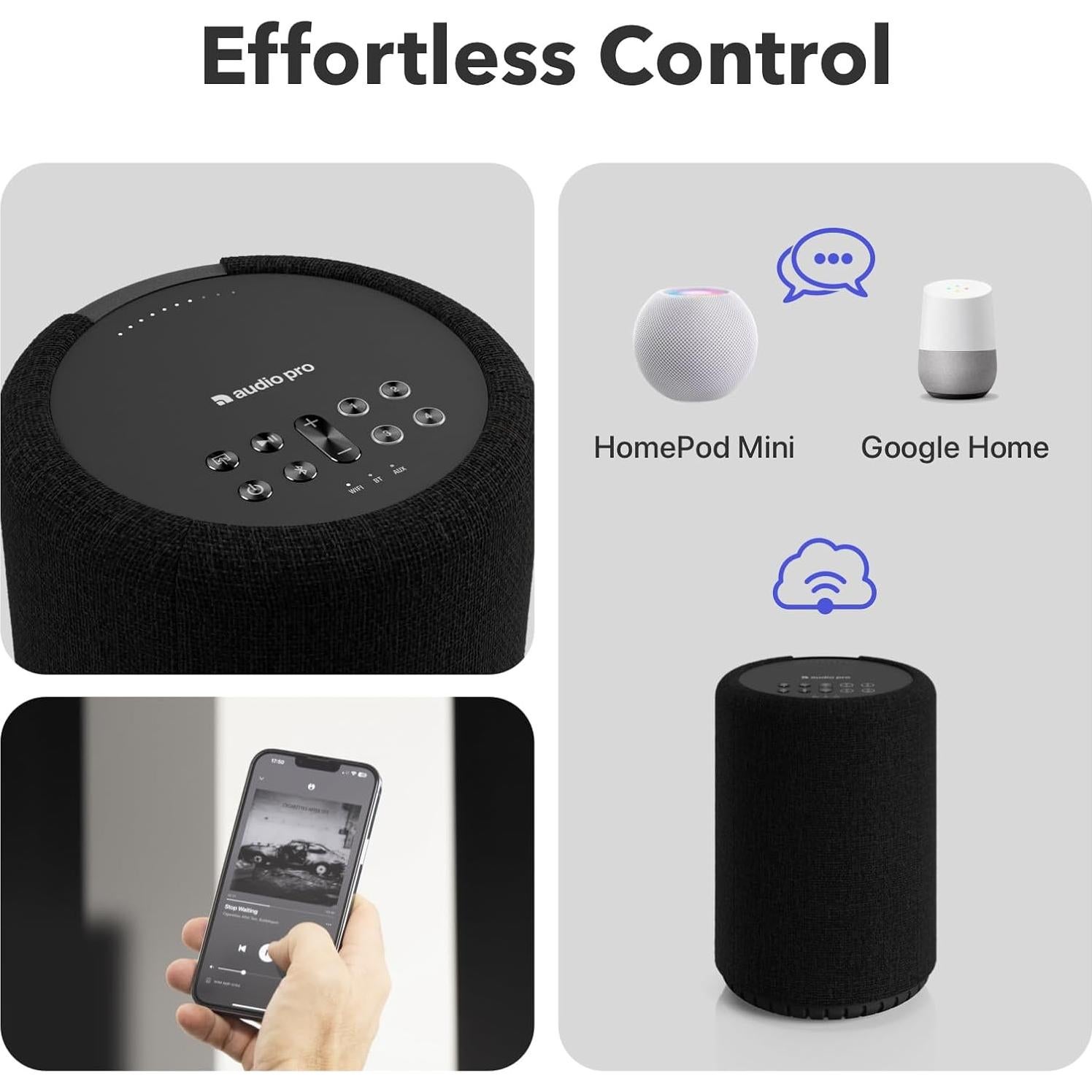 Altavoz Inalámbrico Audio Pro A10 MKII WiiM 50W Bluetooth WiFi