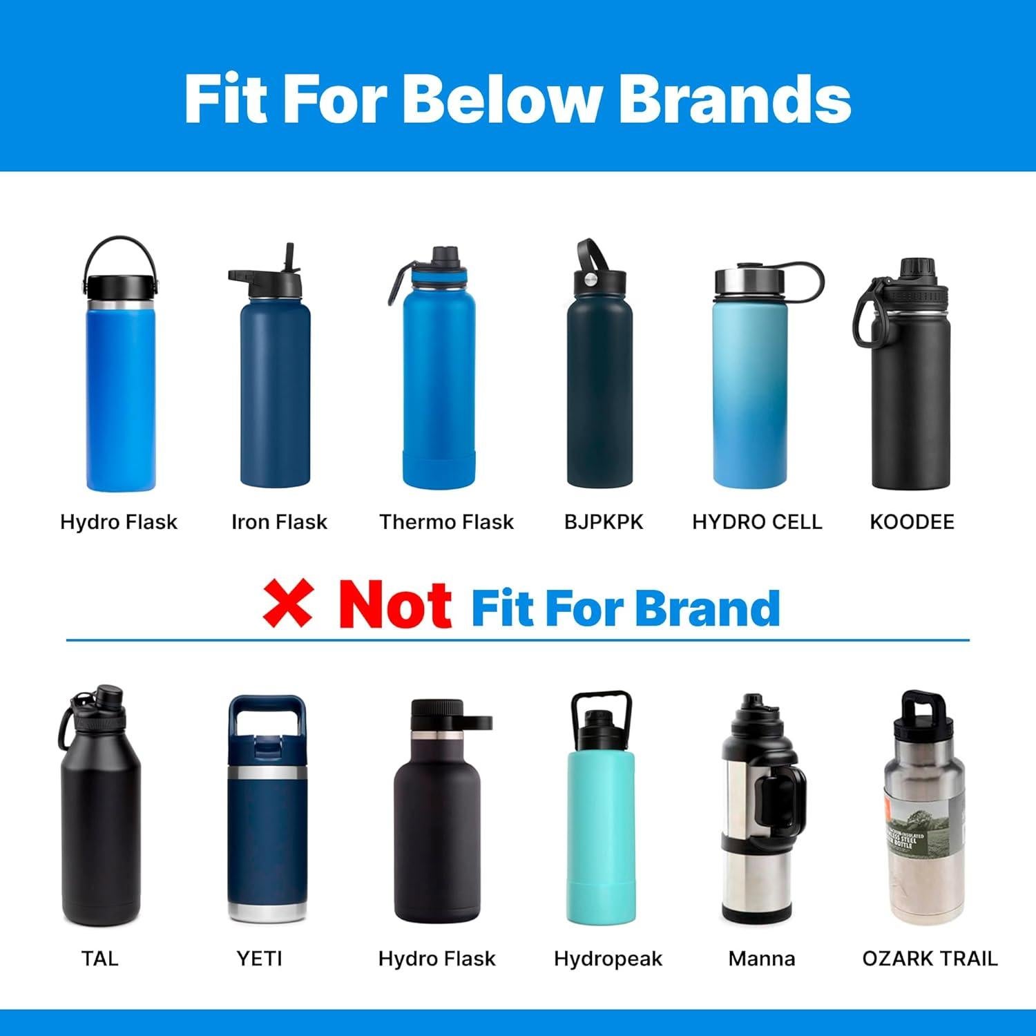 Tapa de Pajita Bluwing para Botellas Hydro Flask 12-64oz