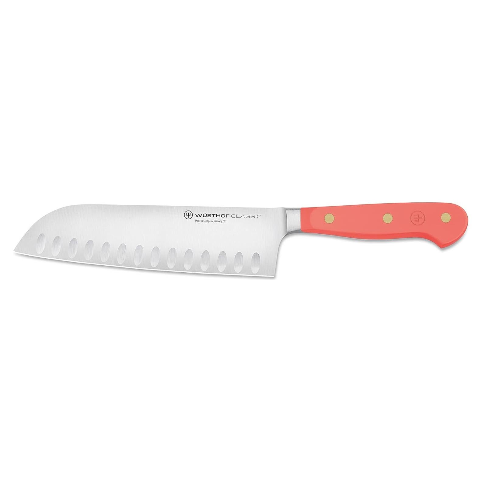 Cuchillo Santoku WÜSTHOF Classic 17.78 cm Coral Peach