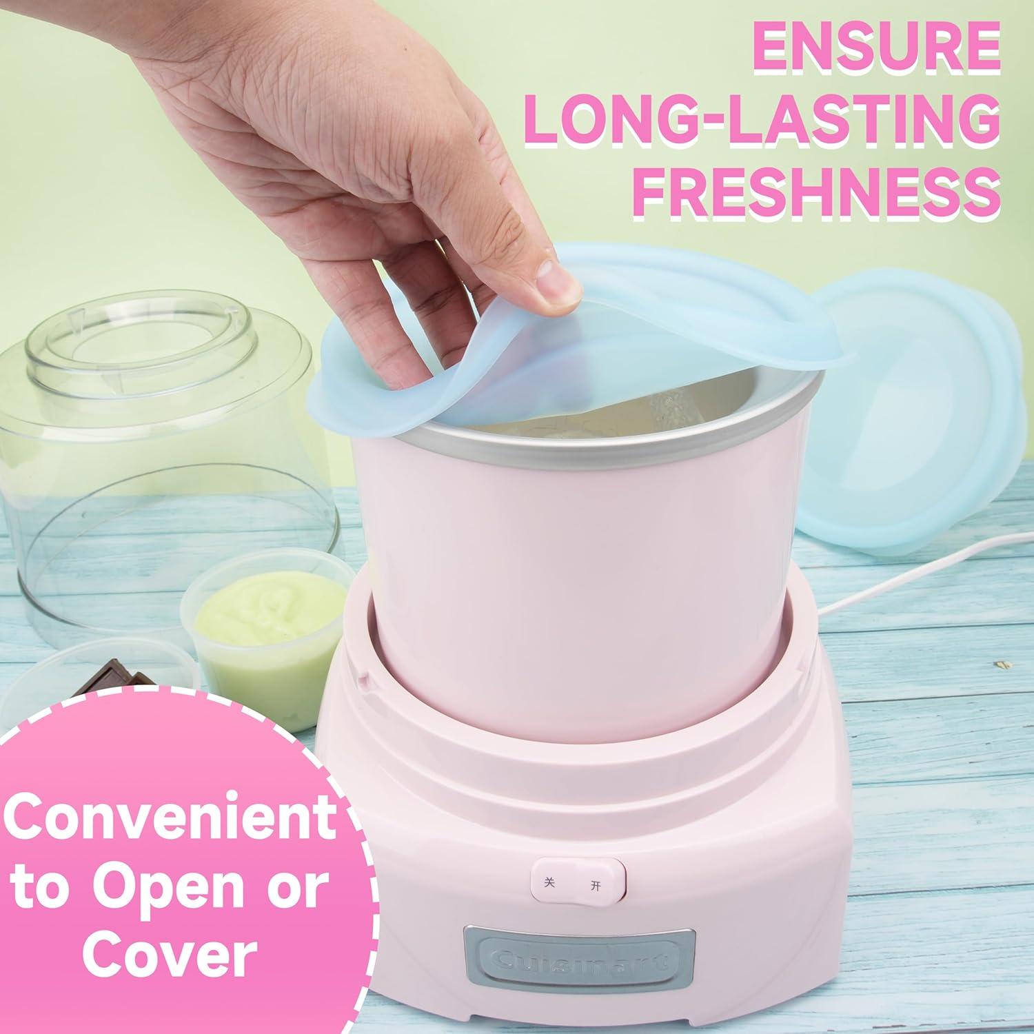 Tapas de Silicona Reutilizables Kiicii para Tazón Cuisinart 1.5QT