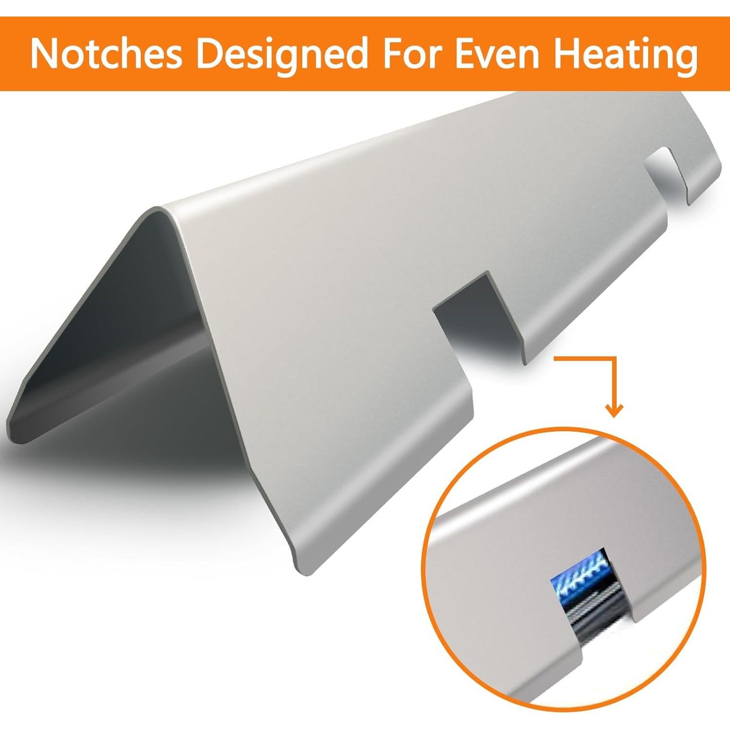 Barras Saborizadoras Acero Inoxidable GOKOTASA para Parrilla Weber Spirit 200