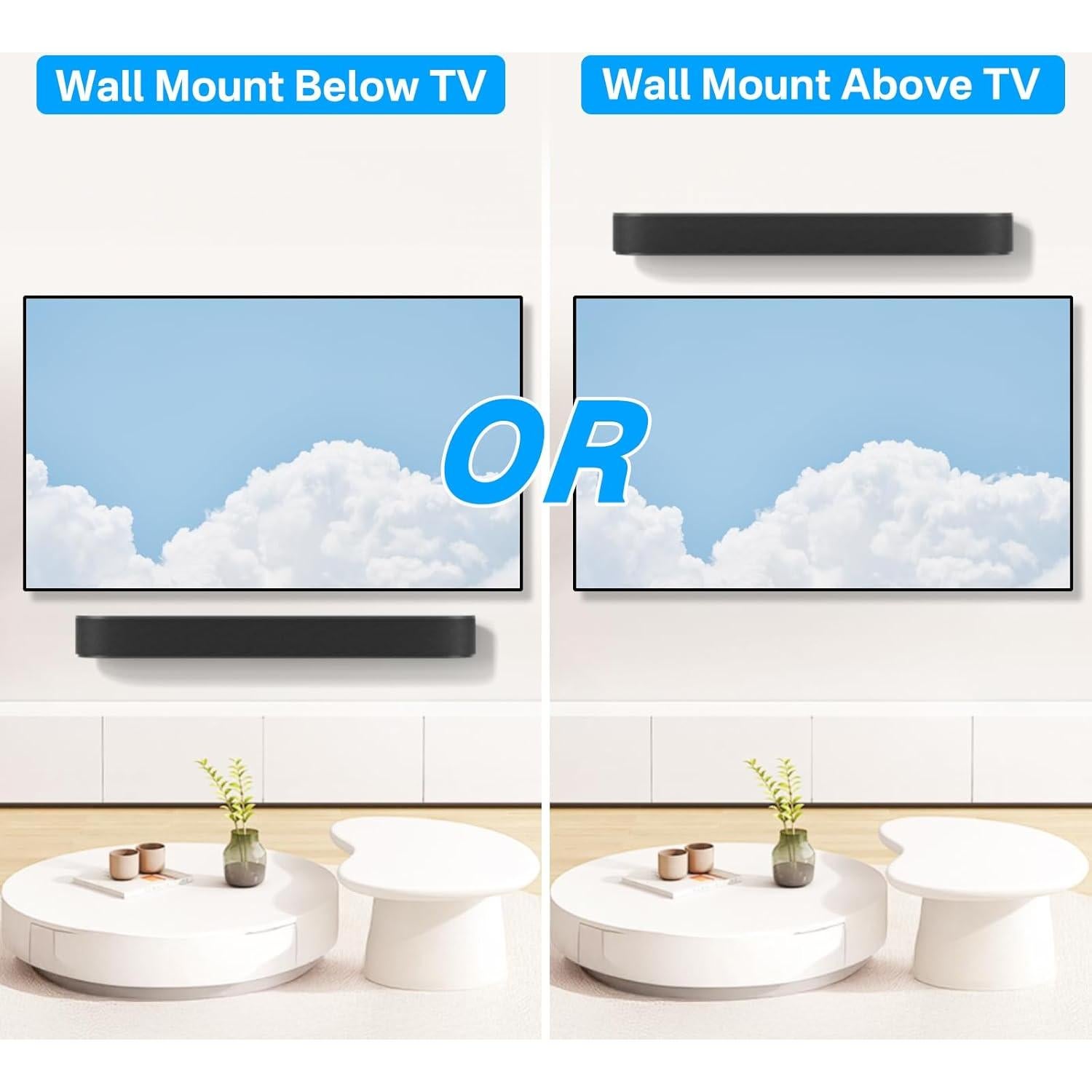 Soporte de Pared Notiela para Sonos Beam Gen 1 y 2 - Negro