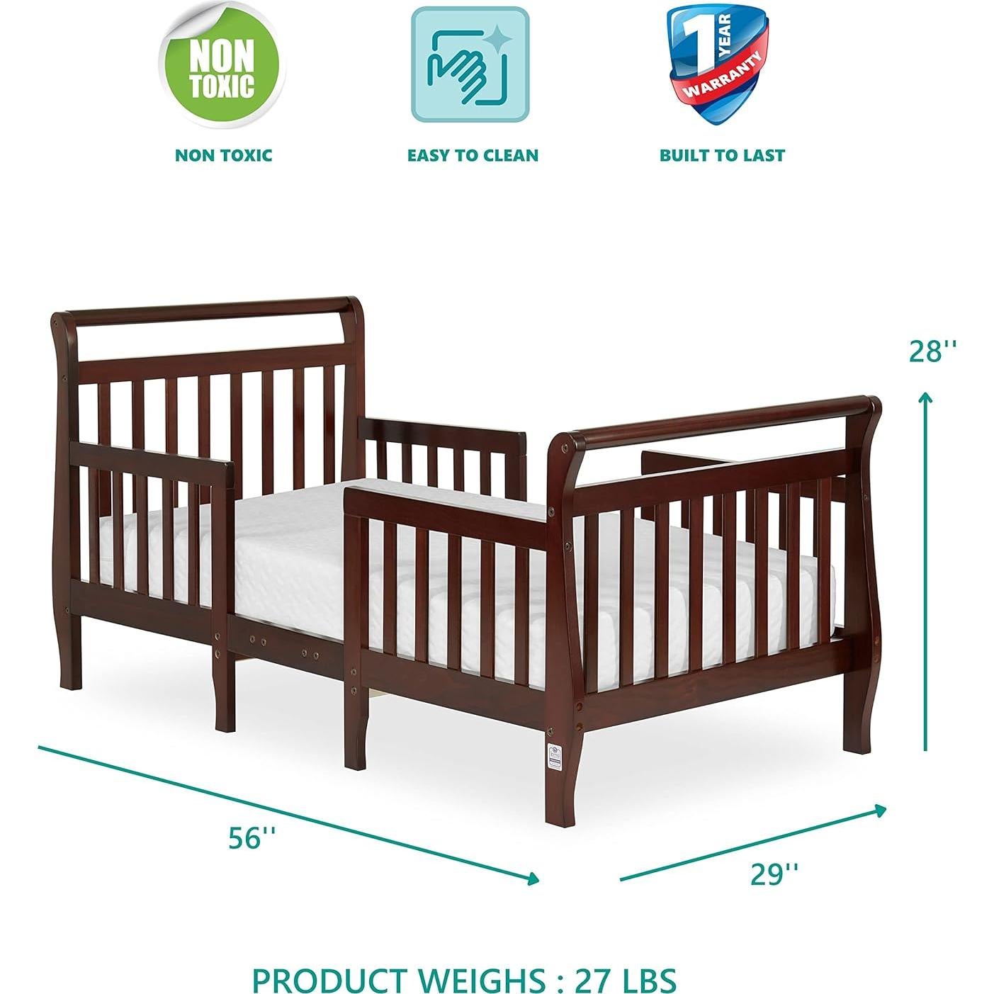 Cama Convertible 3-en-1 Dream On Me Emma Espresso