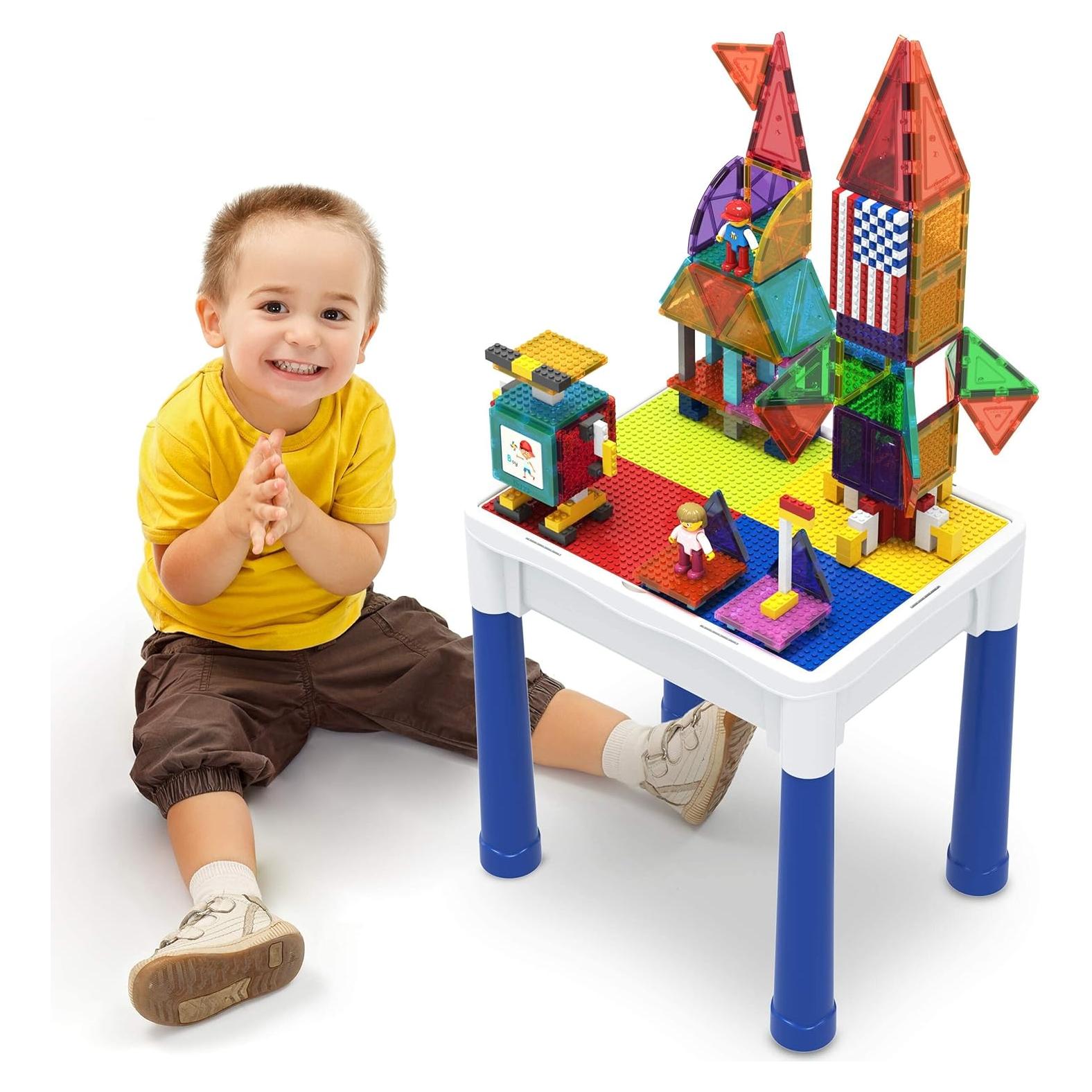 Mesa de Actividades PicassoTiles 316 PCs con Azulejos Magnéticos