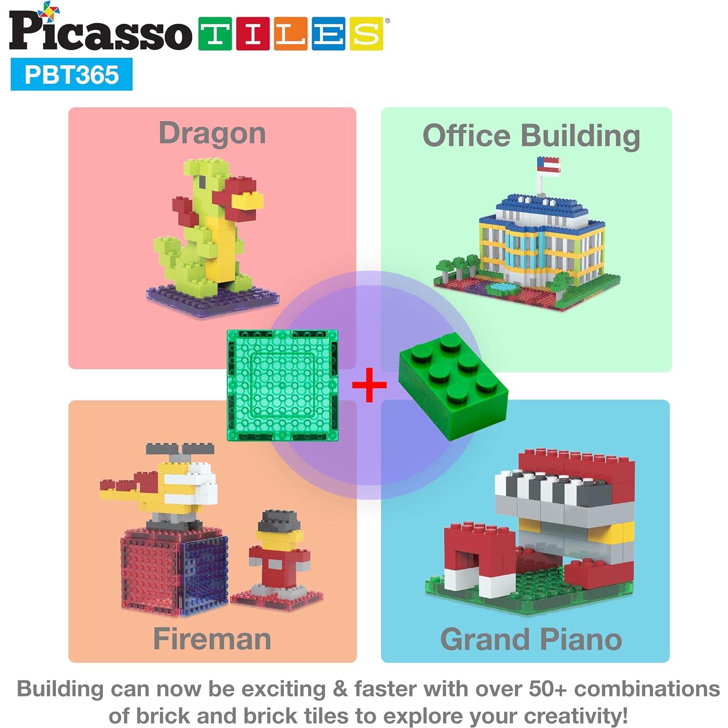 Mesa de Actividades PicassoTiles 316 PCs con Azulejos Magnéticos