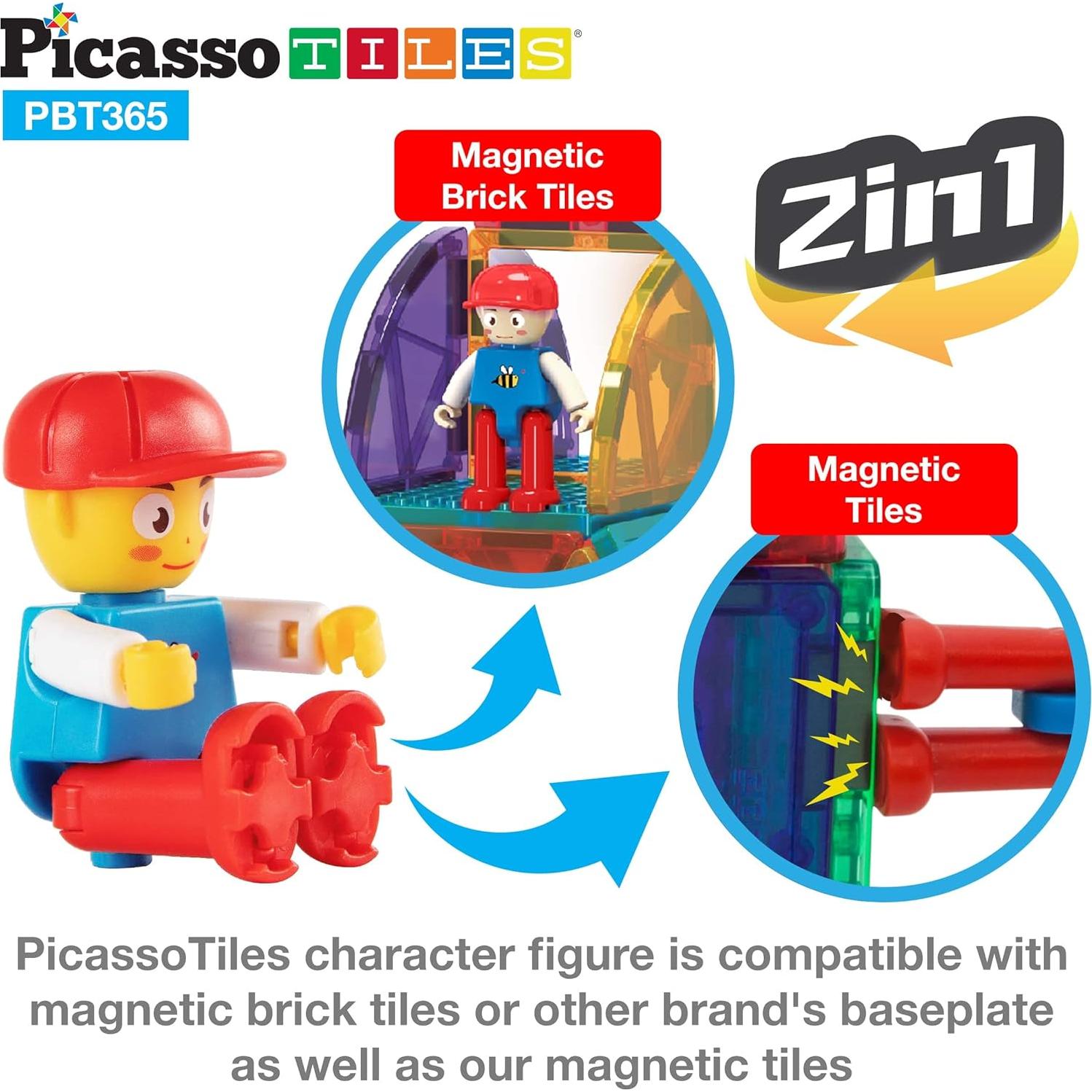 Mesa de Actividades PicassoTiles 316 PCs con Azulejos Magnéticos