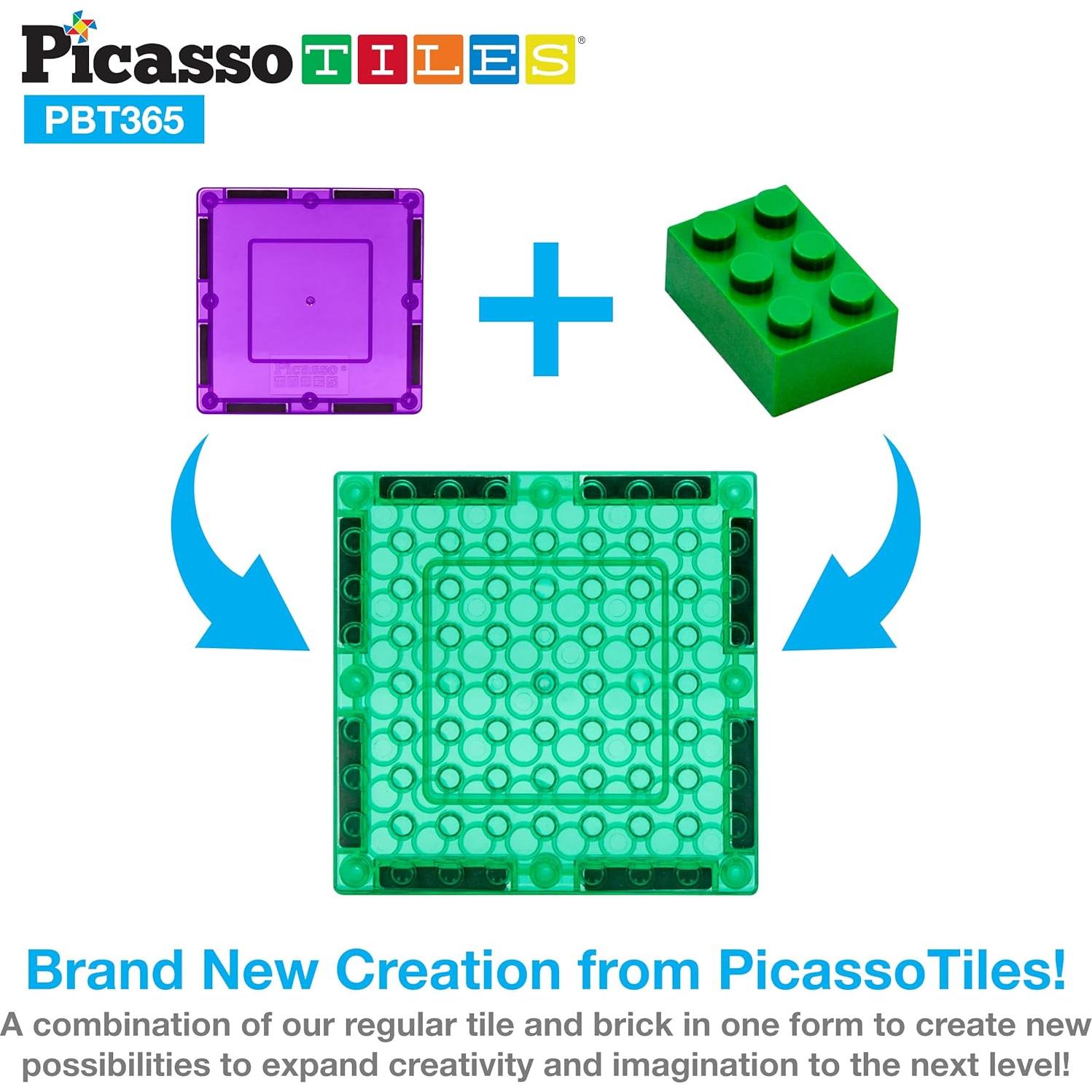 Mesa de Actividades PicassoTiles 316 PCs con Azulejos Magnéticos