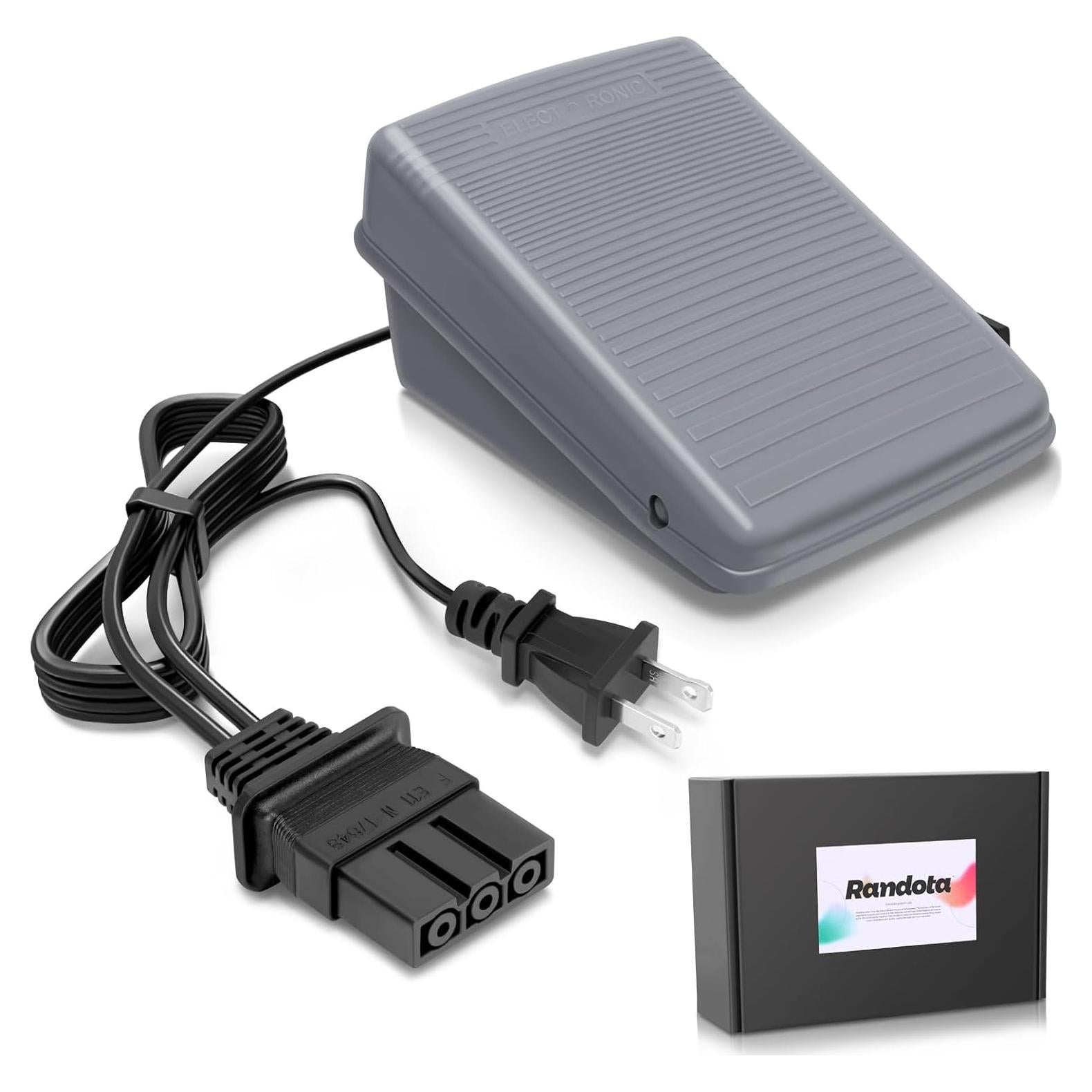 Pedal y Cable de Alimentación para Máquina de Coser Brother