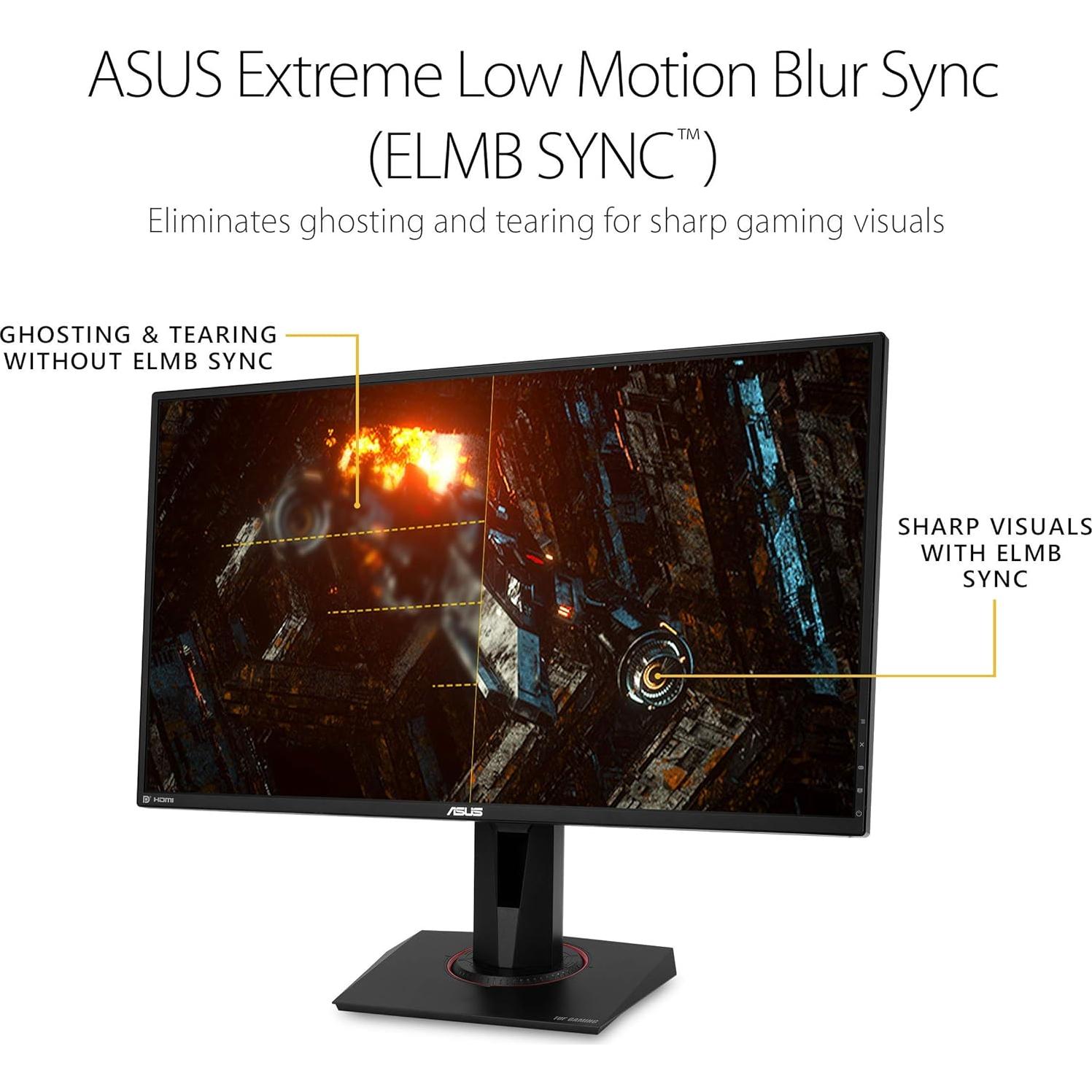 Monitor de Juegos ASUS TUF Gaming 27" QHD 165Hz VG27BQ