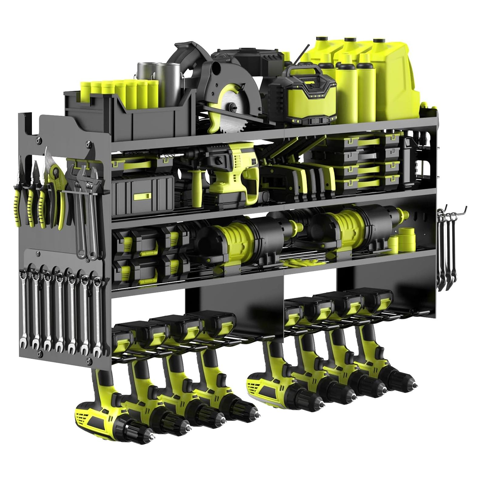 Organizador de Herramientas Eléctricas OUREST 4 Capas 8 Soportes