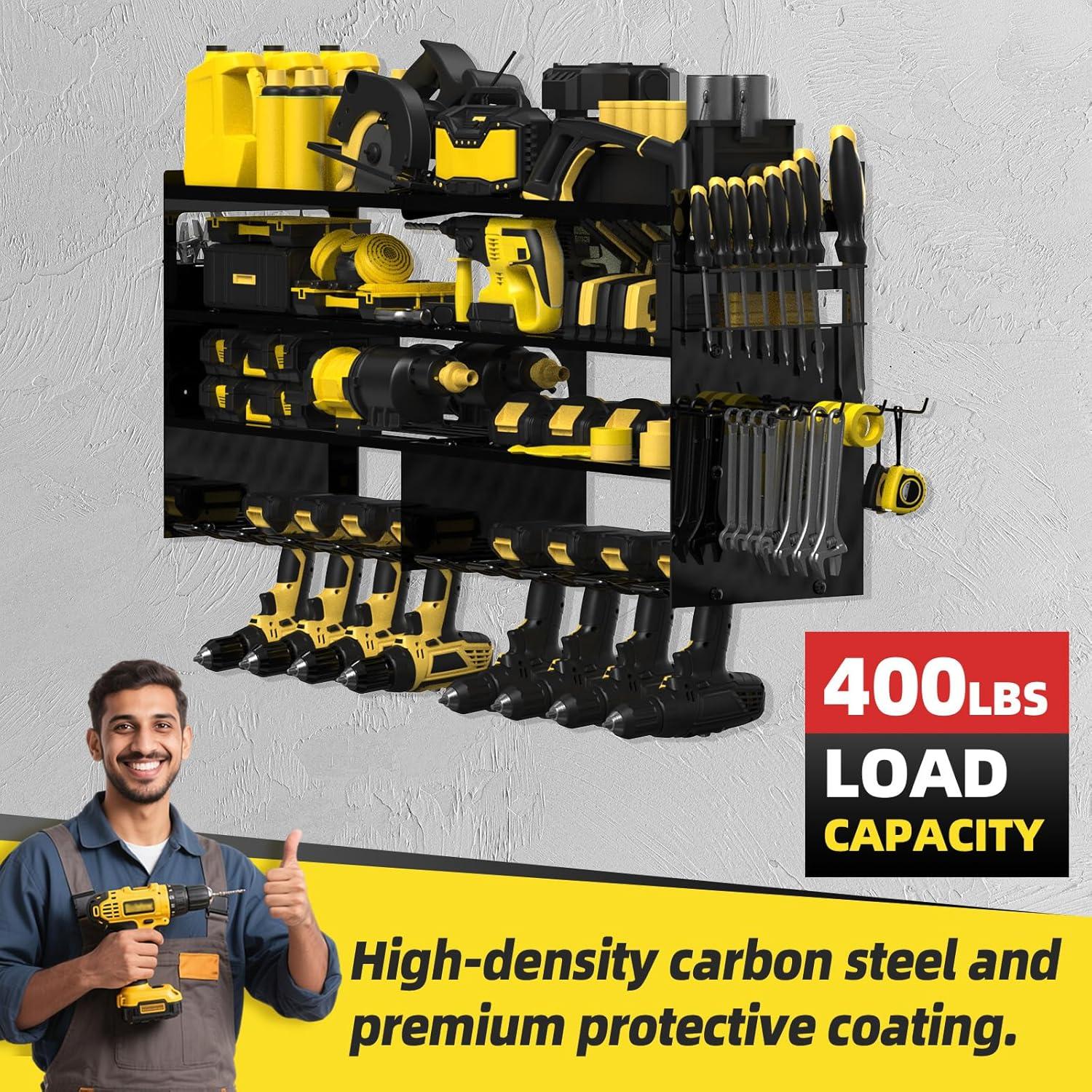 Organizador de Herramientas Eléctricas OUREST 4 Capas 8 Soportes