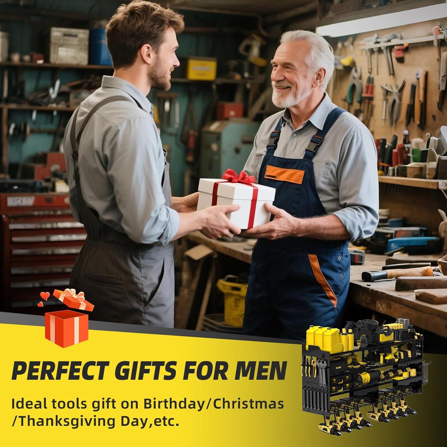 Organizador de Herramientas Eléctricas OUREST 4 Capas 8 Soportes