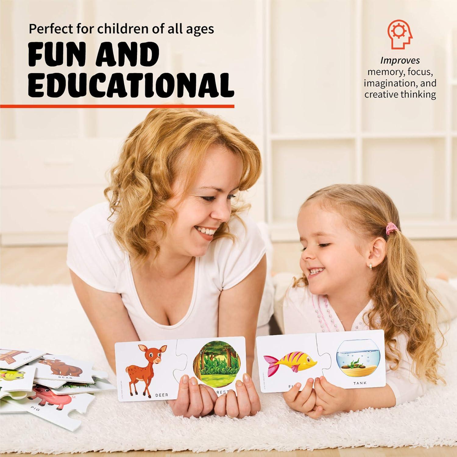 Rompecabezas de Animales Spark Innovations - Juegos Educativos 2 Piezas