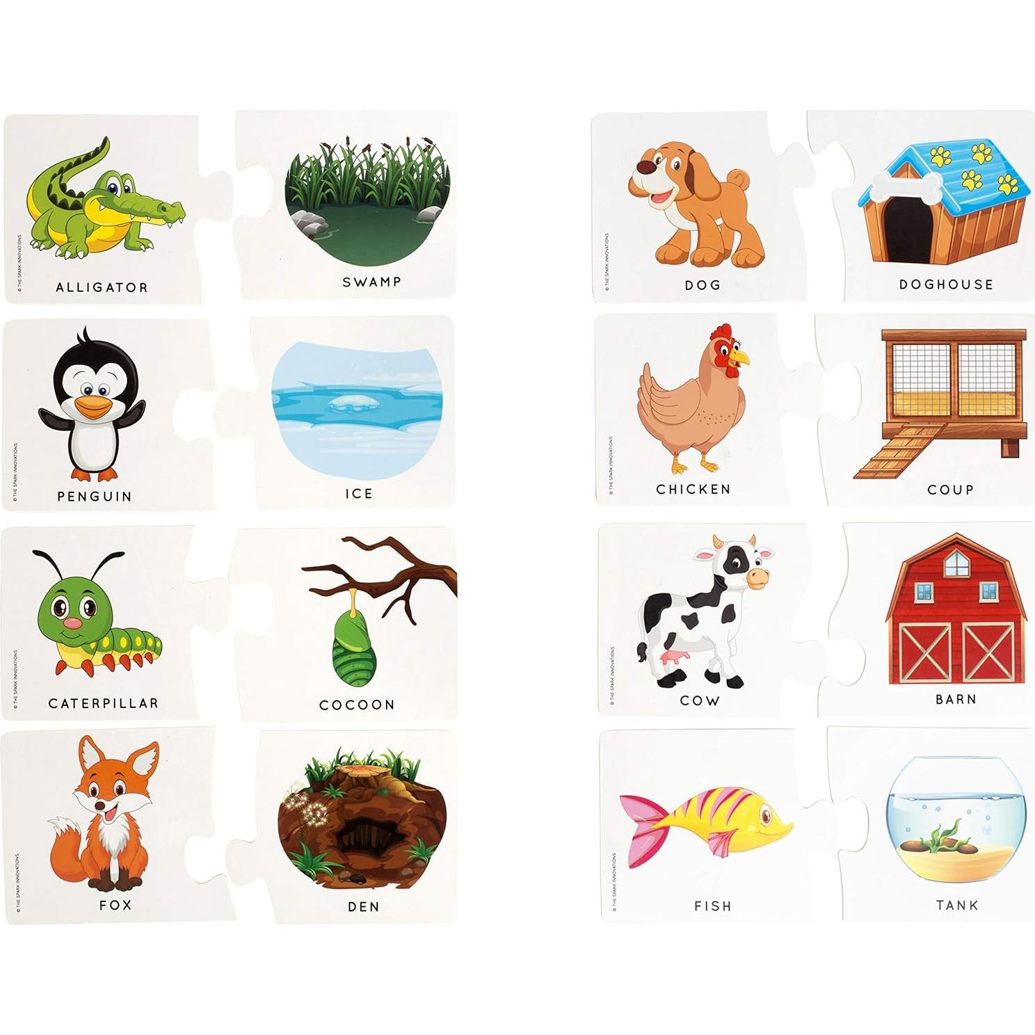 Rompecabezas de Animales Spark Innovations - Juegos Educativos 2 Piezas