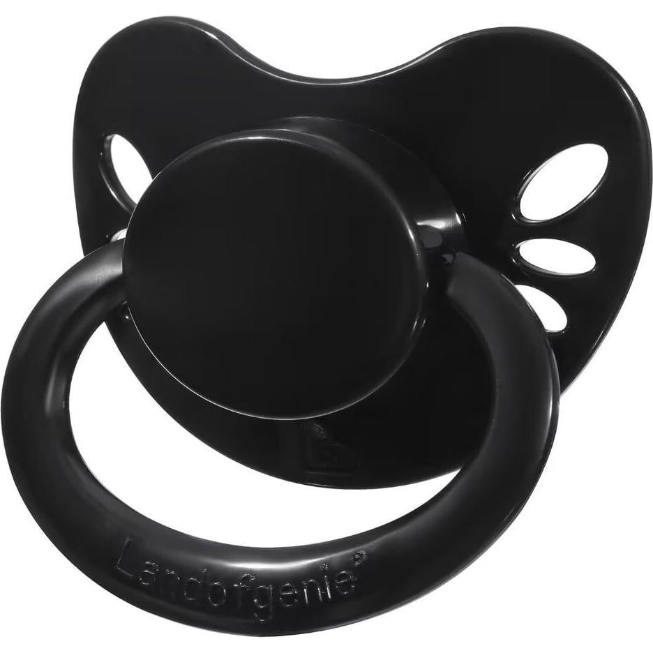 Chupete Grande para Adultos Landofgenie Mariposa Negro