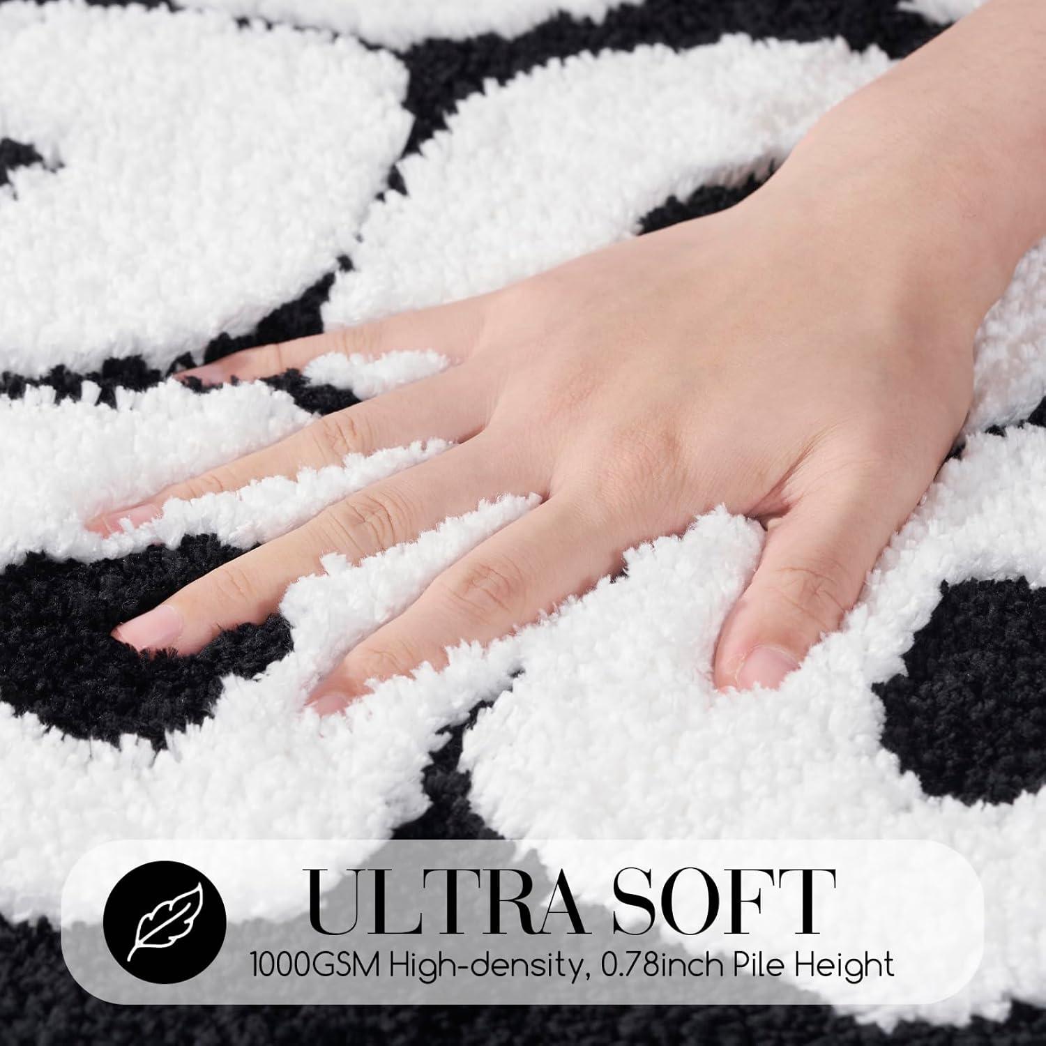 Alfombra de Baño ELDONE Te Ves Bien Negra 68.6x53.3 cm Antideslizante