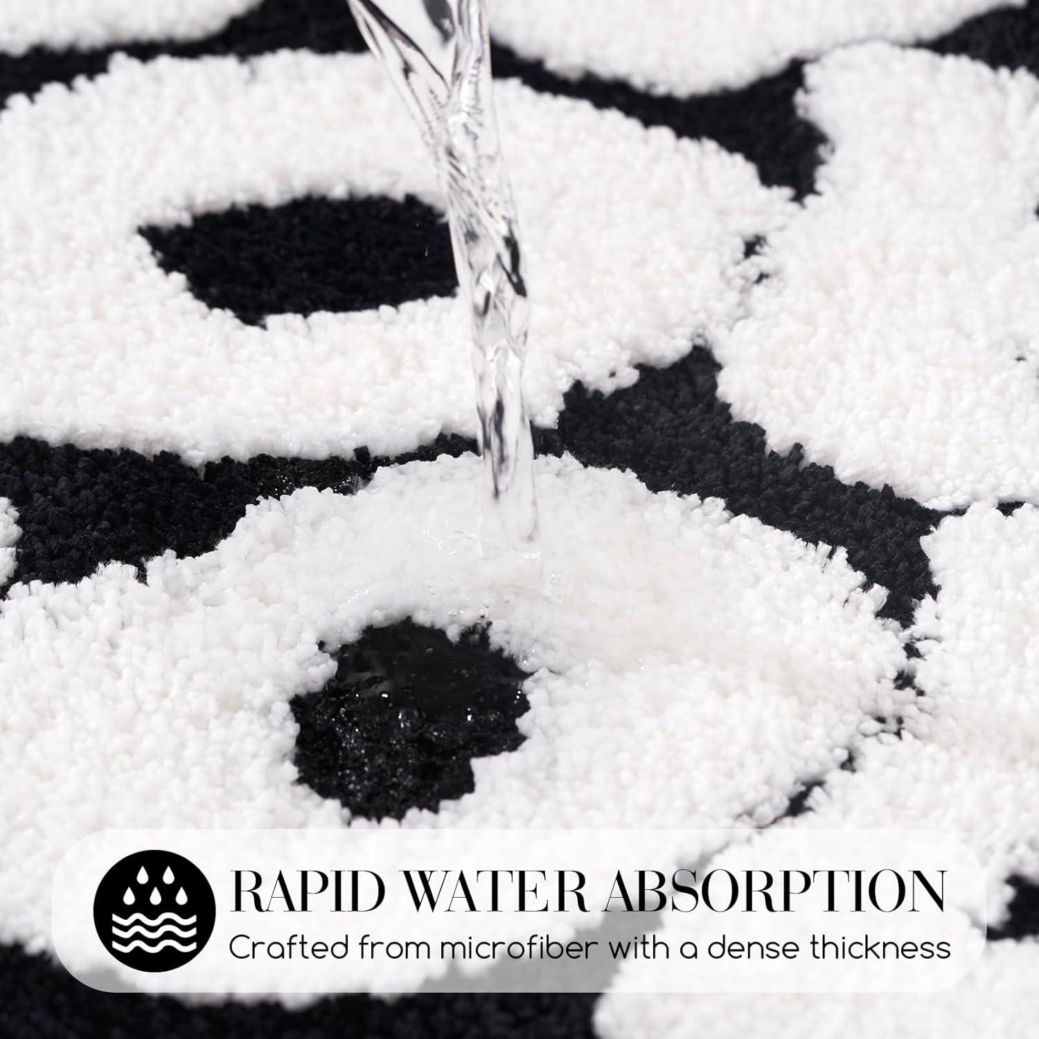 Alfombra de Baño ELDONE Te Ves Bien Negra 68.6x53.3 cm Antideslizante