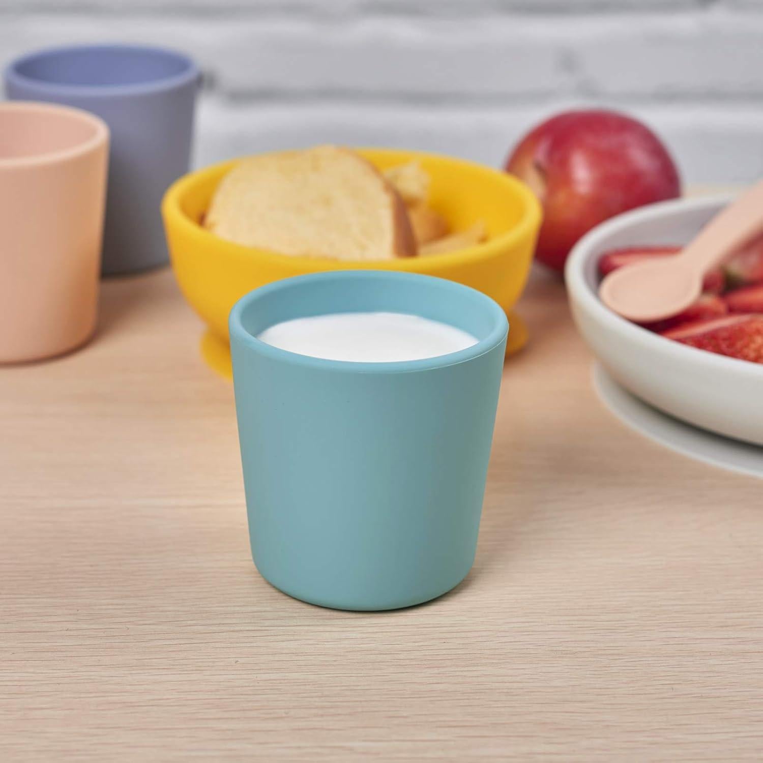Taza de Silicona Catii 5 oz para Niños 1-3 años Antideslizante