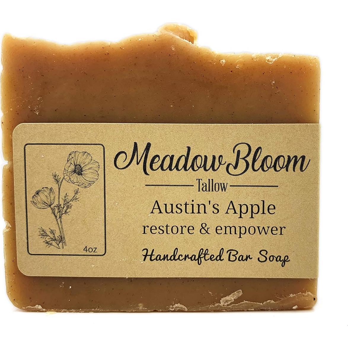 Jabón de Grasa de Res 100% Natural EST'D - Manzana - 2 Unidades