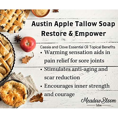 Jabón de Grasa de Res 100% Natural EST'D - Manzana - 2 Unidades