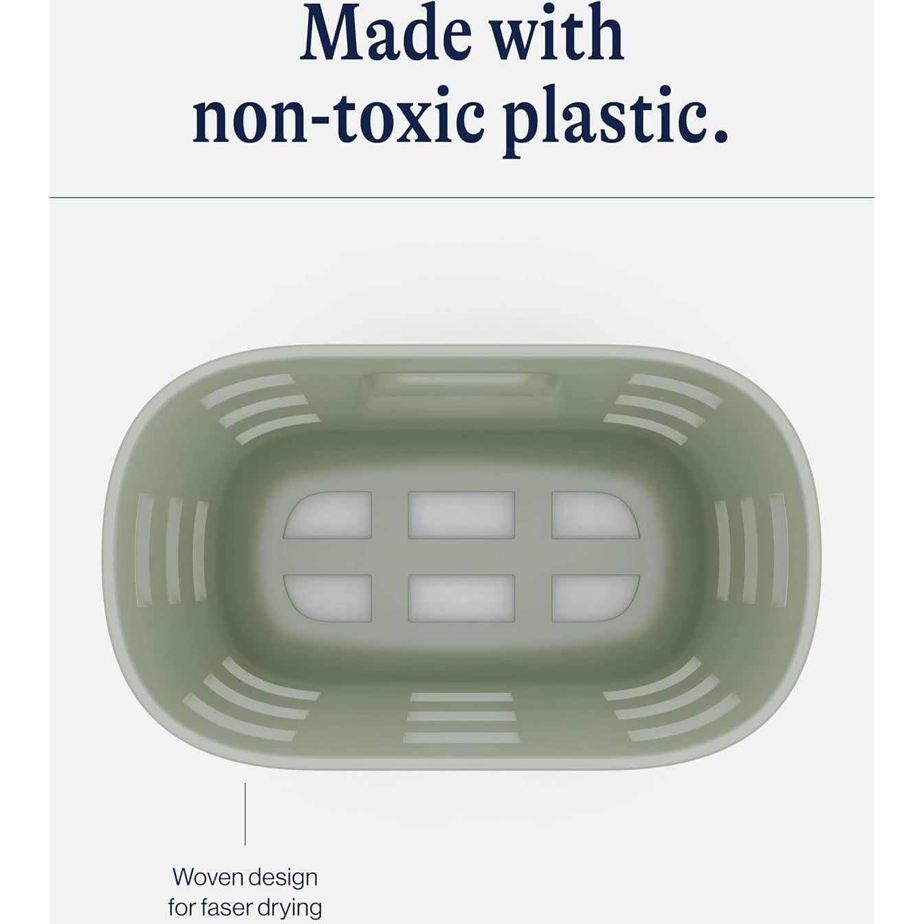 Caja de Almacenamiento para Baño Lalo Salvia 22.86x13.97x21.59cm