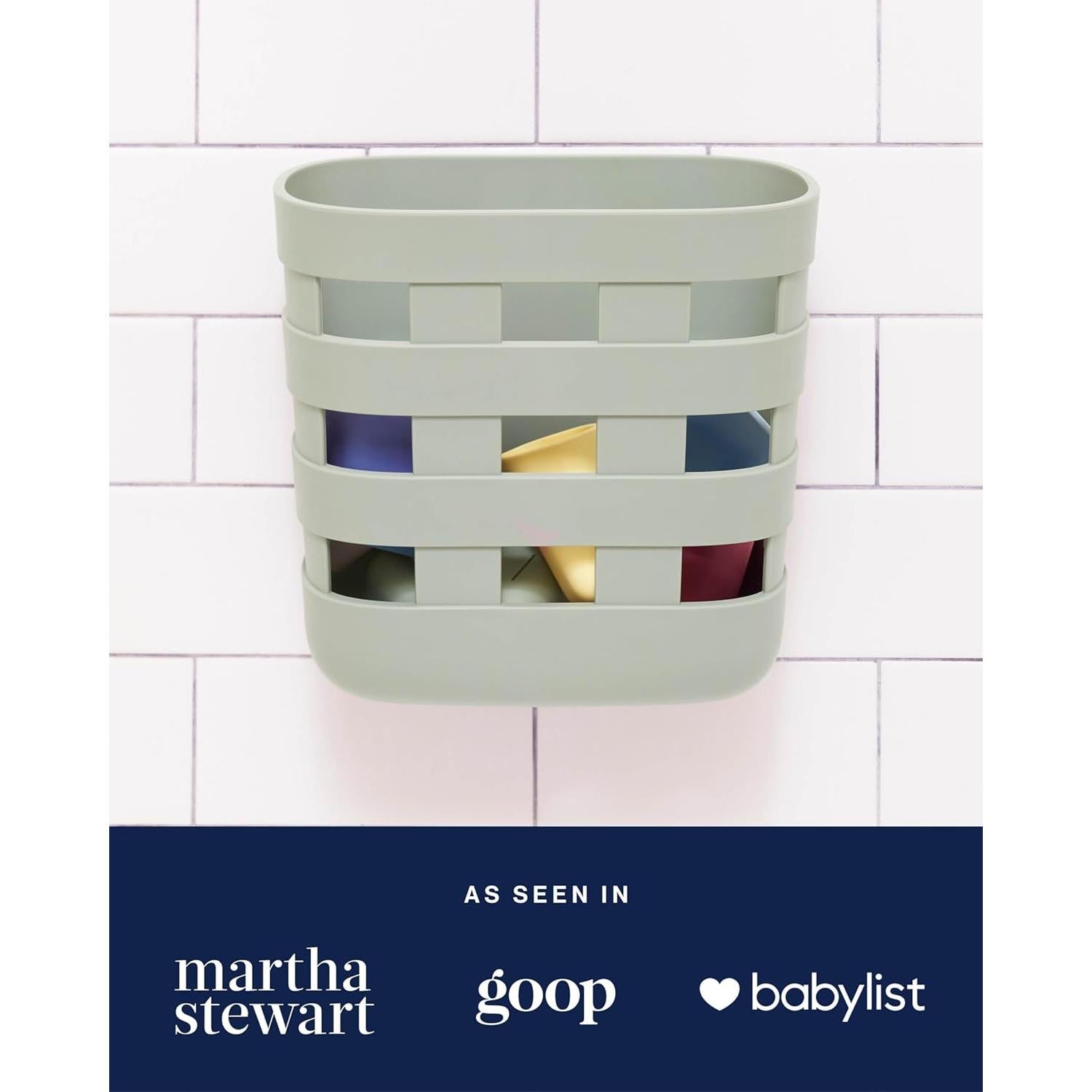 Caja de Almacenamiento para Baño Lalo Salvia 22.86x13.97x21.59cm