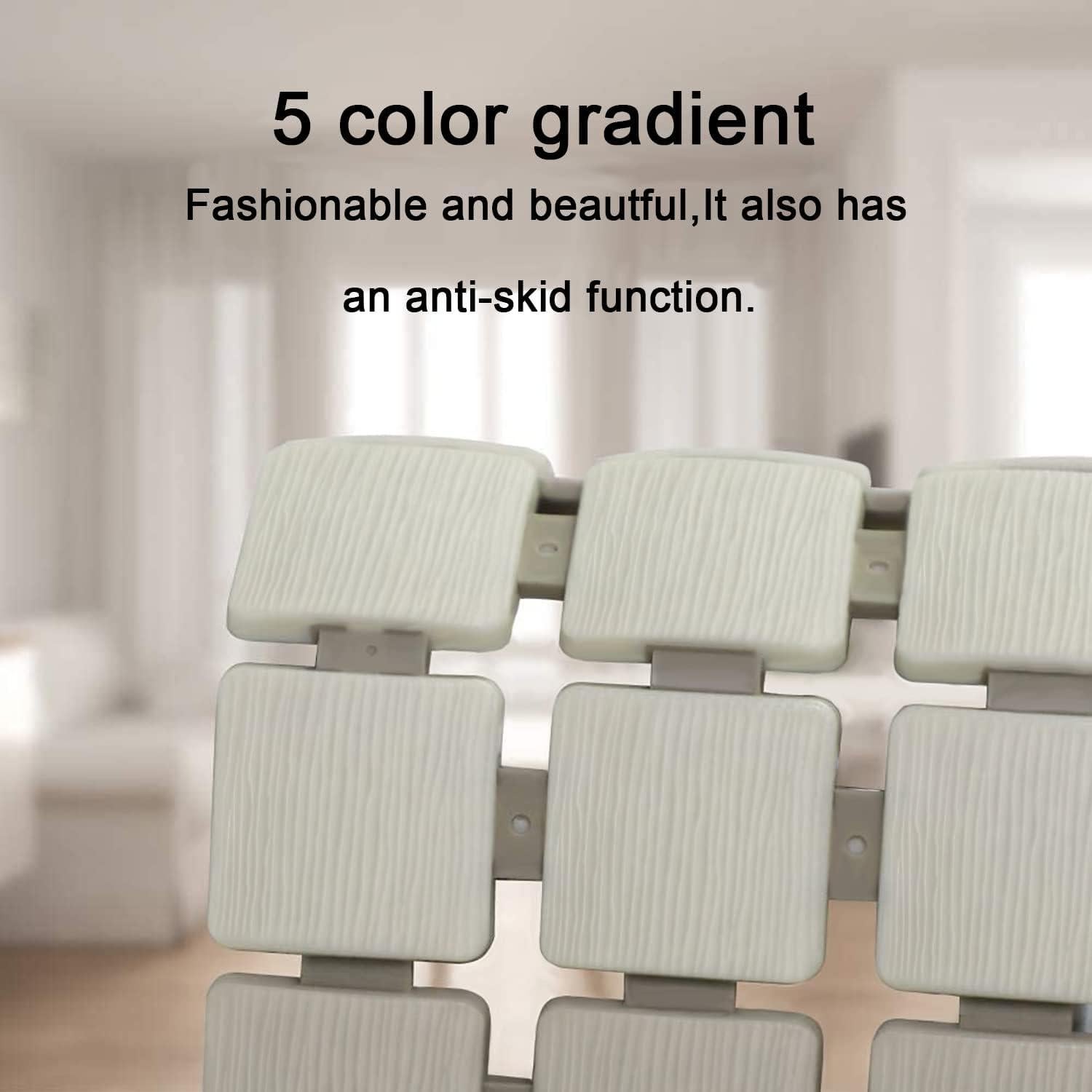 Alfombra de Ducha Antideslizante BEMISO 85x40 cm Beige