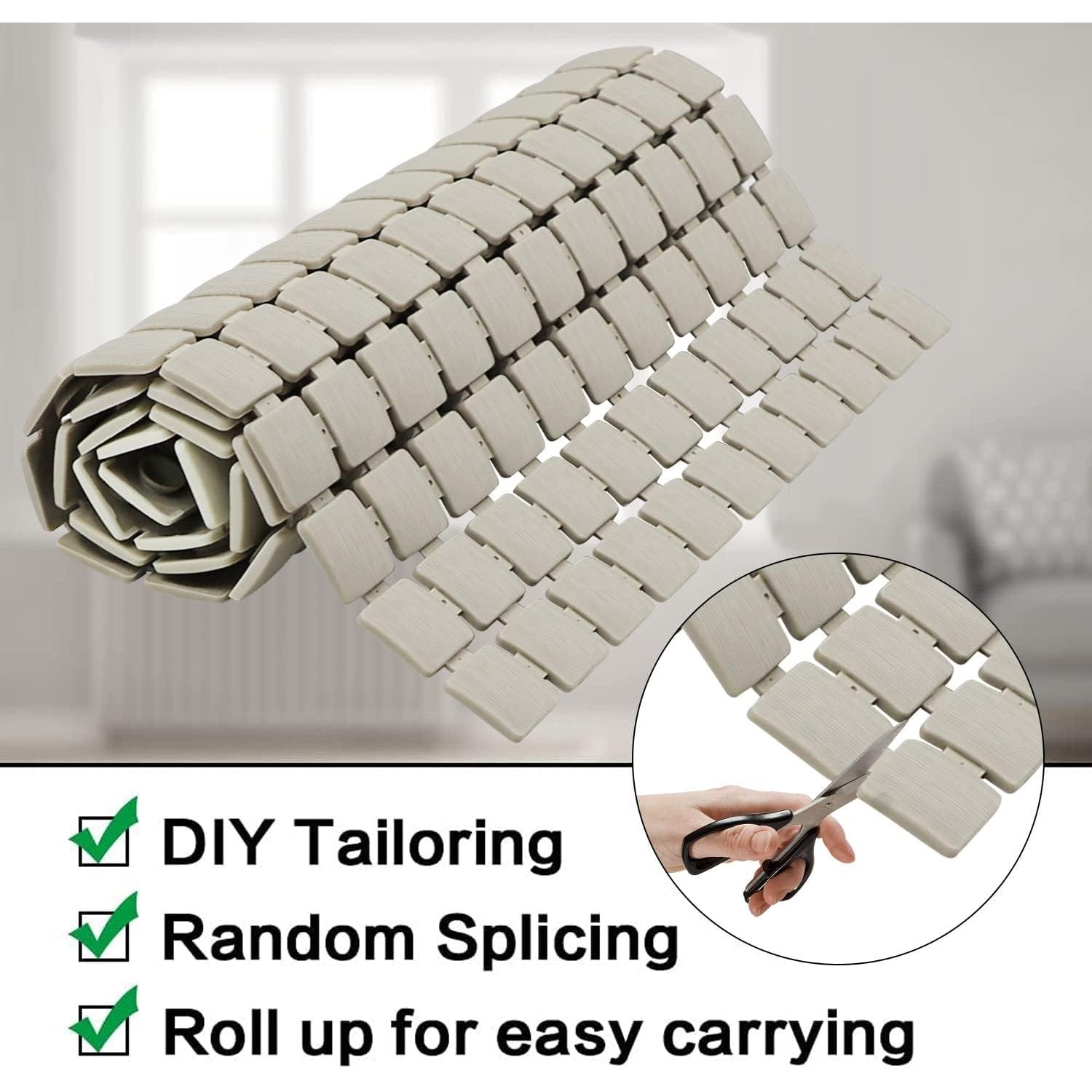 Alfombra de Ducha Antideslizante BEMISO 85x40 cm Beige