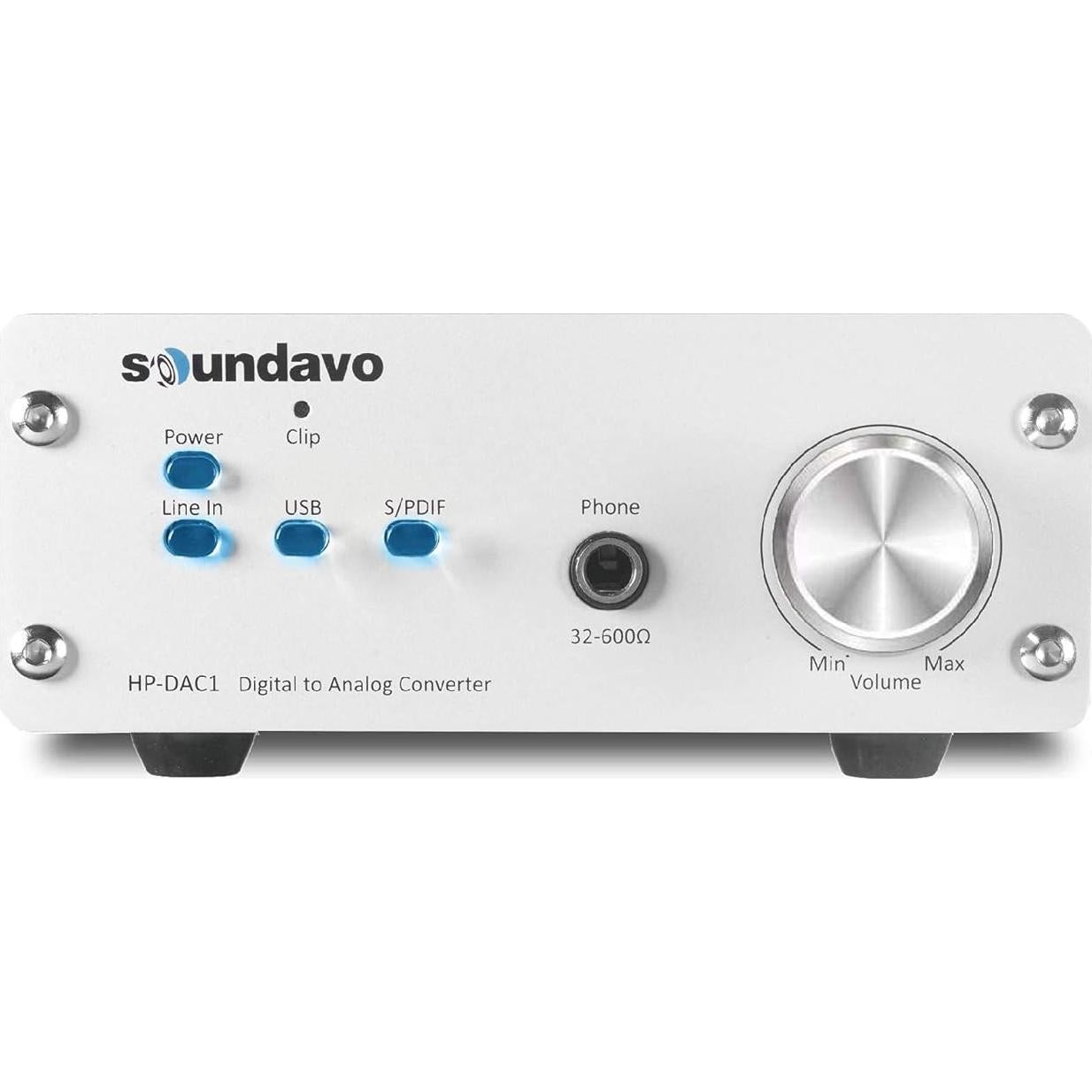 Convertidor Digital a Analógico Soundavo HP-DAC1 USB S/PDIF
