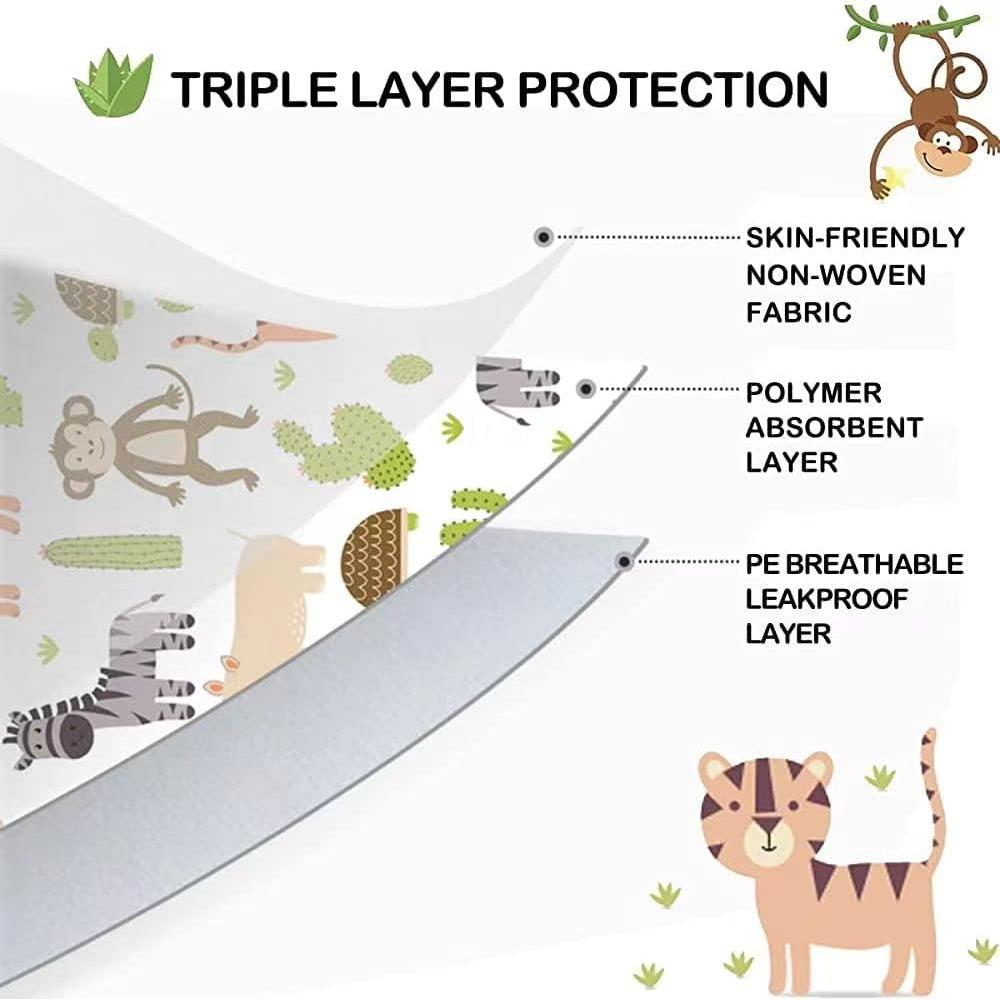 Baberos Desechables para Bebés 30 Pcs - Suaves y a Prueba de Fugas