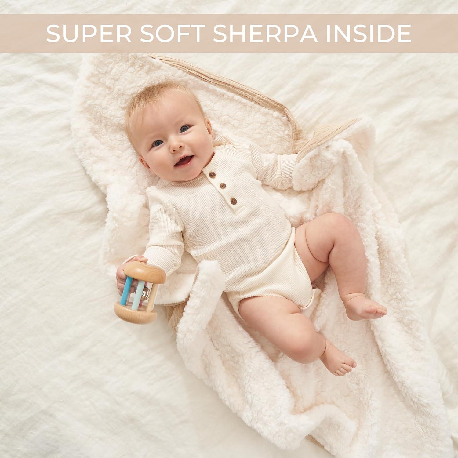 Manta de Algodón Muslín ZICOTOs Beige 88.9x69.9 cm