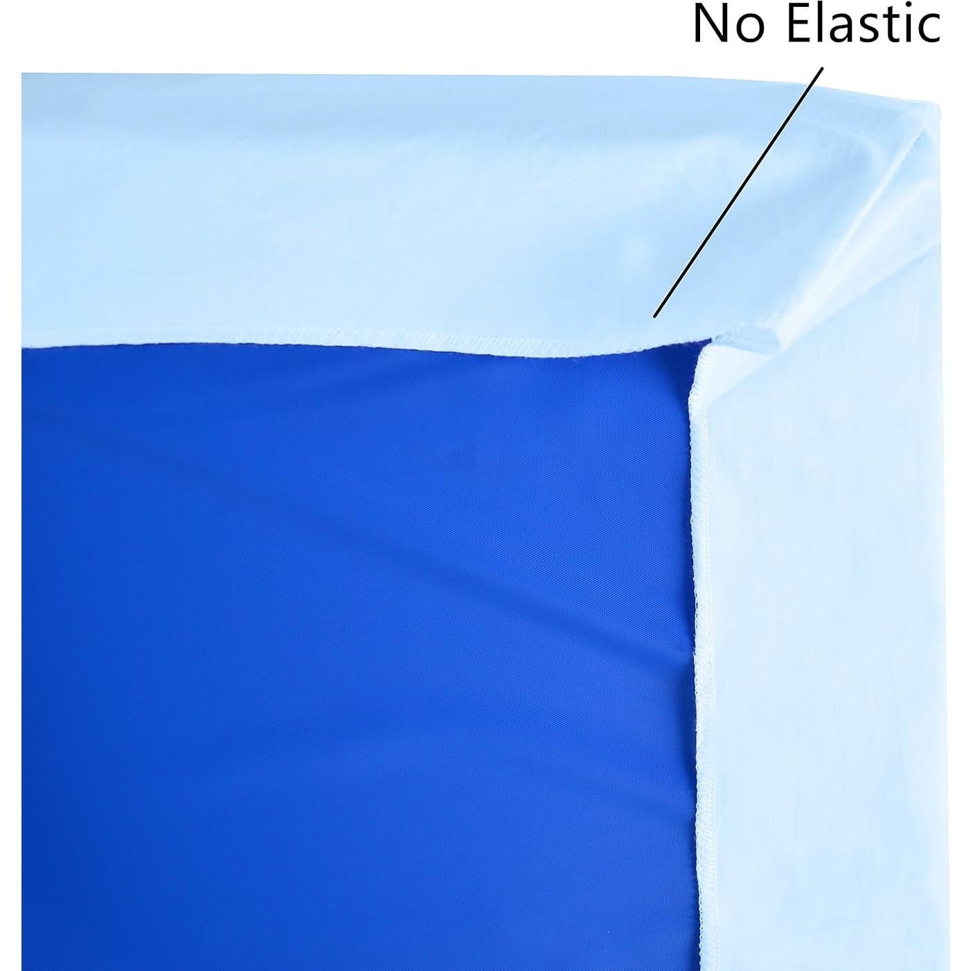 Sábana Ajustada Algodón 100% Compañía Americana Bebés 61x122 cm Azul