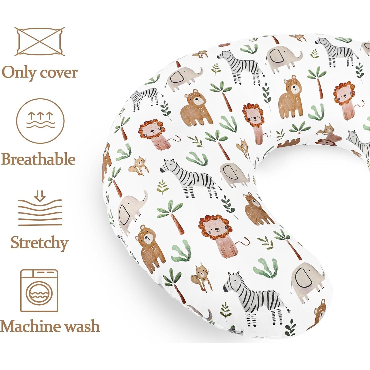 Funda de Almohada de Lactancia DAYEEBALL Animal 45.7x56.8 cm