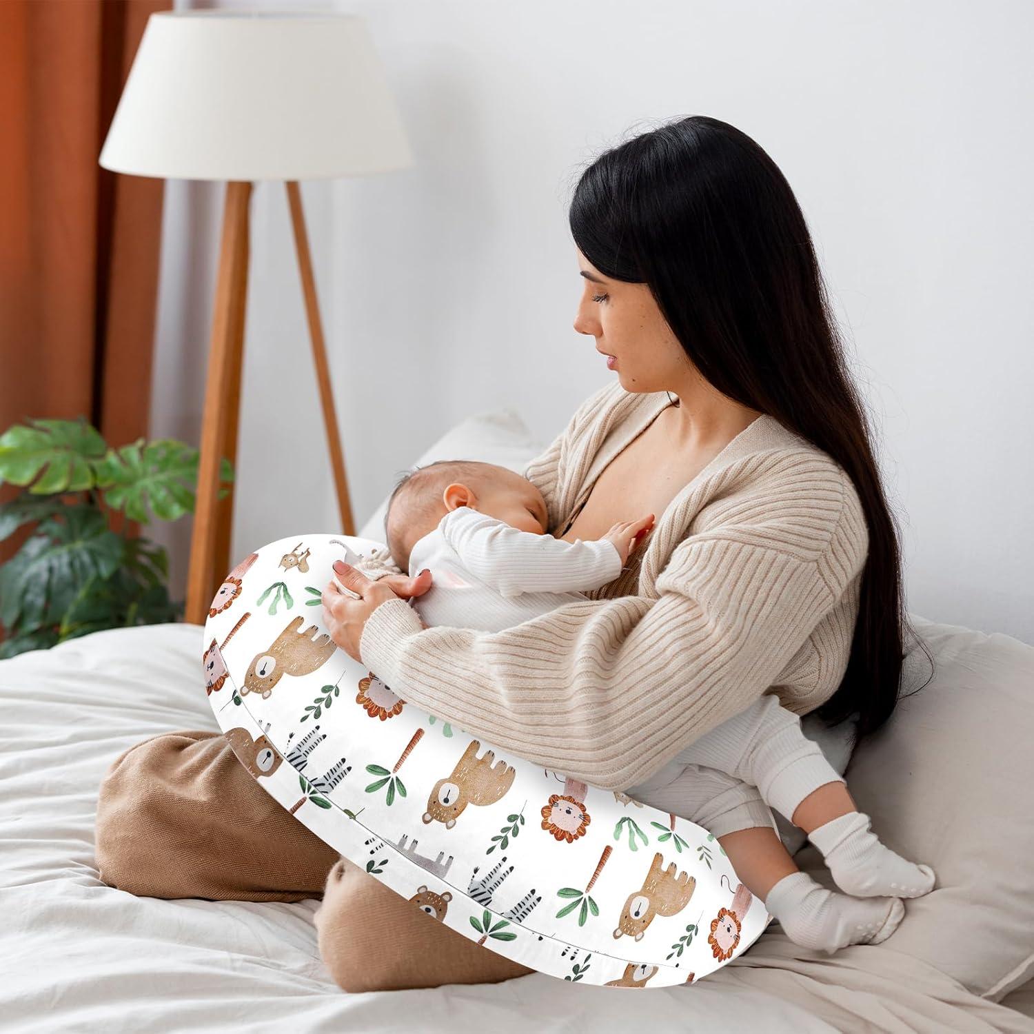 Funda de Almohada de Lactancia DAYEEBALL Animal 45.7x56.8 cm