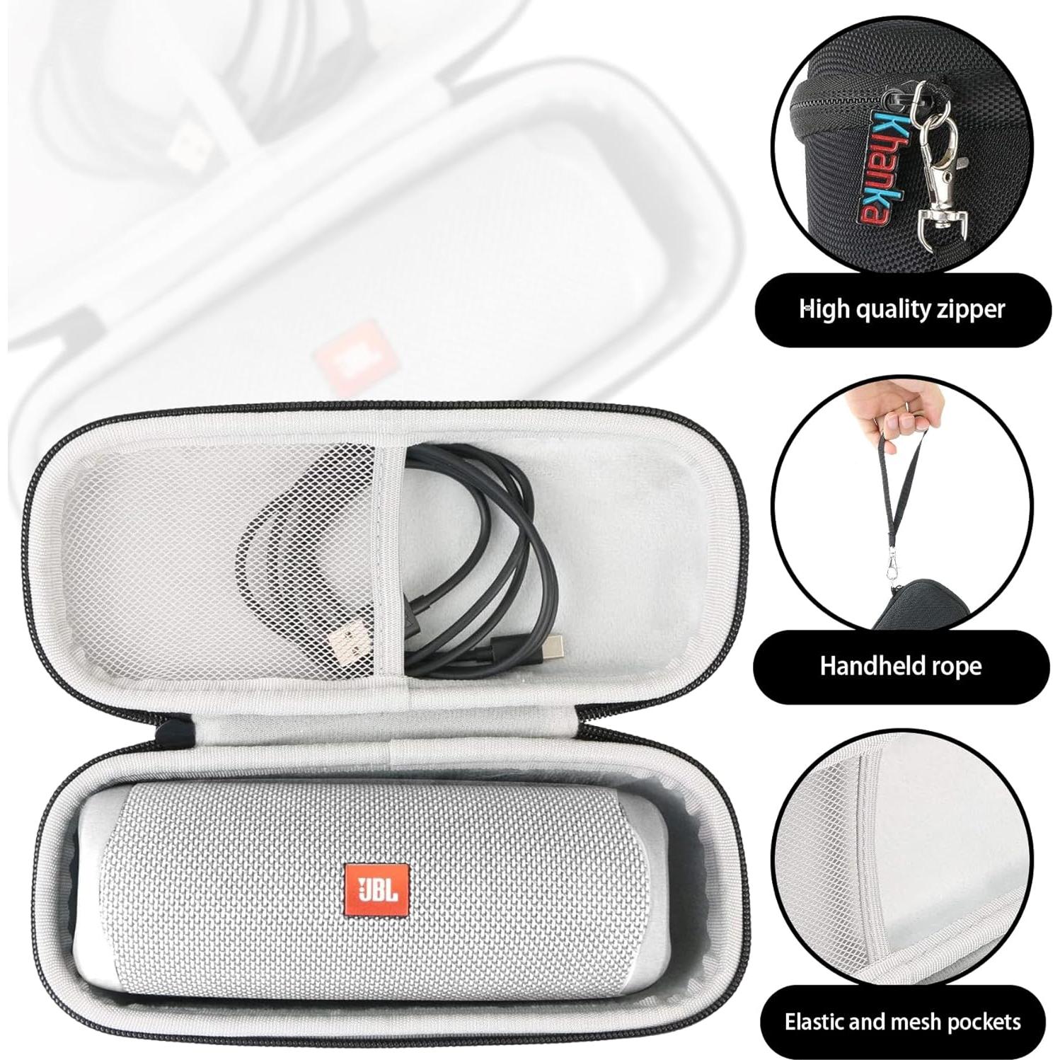Funda Dura Khanka para Altavoz JBL Flip 7/5/6 Impermeable