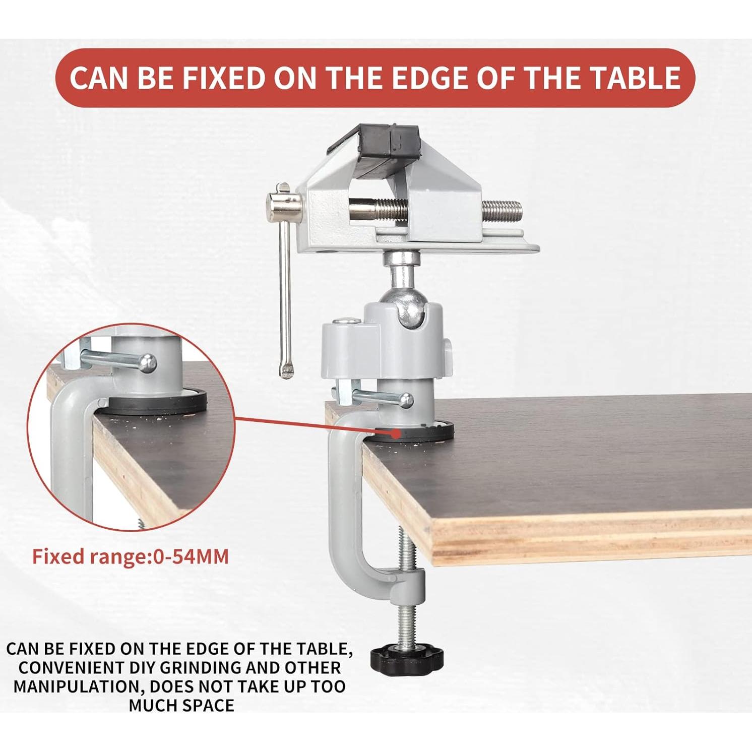 Morsa Universal Giratoria 3" Baiwen 360° Inclinación 45°