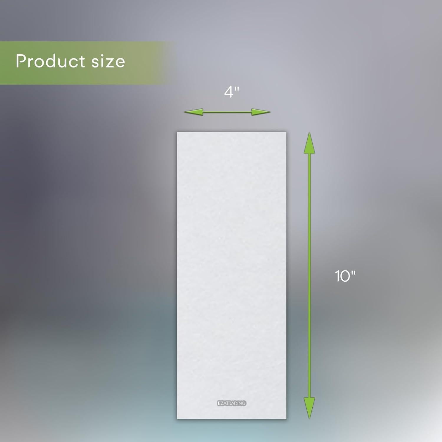 Paquete de 12 Filtros de Aire ezatrading 10x25 cm para Ventilación