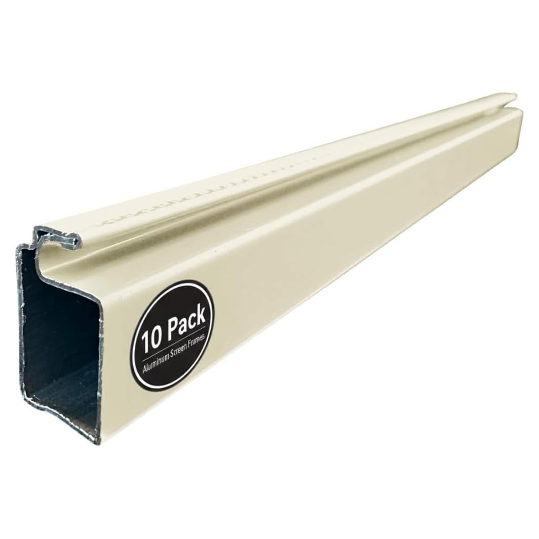 Kit de Marco de Pantalla para Ventana Pequeña Metro Screenworks - Almendra, 10 Varillas 182.88 cm