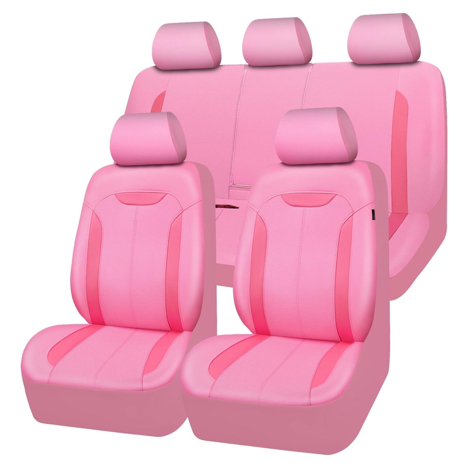 Funda de Asiento de Coche CAR PASS Rosa Ajuste Universal