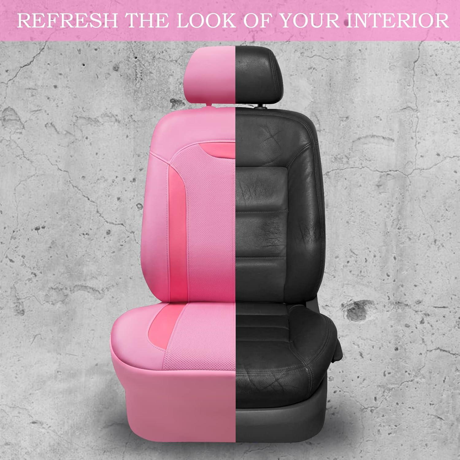 Funda de Asiento de Coche CAR PASS Rosa Ajuste Universal