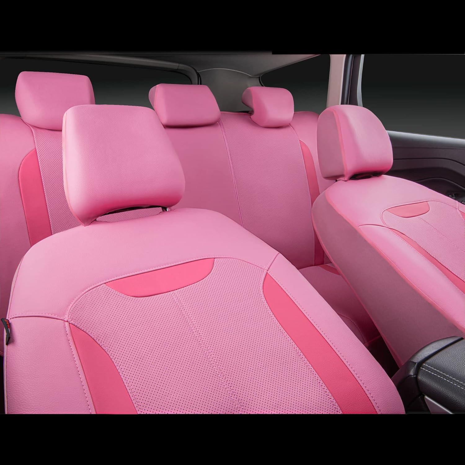 Funda de Asiento de Coche CAR PASS Rosa Ajuste Universal