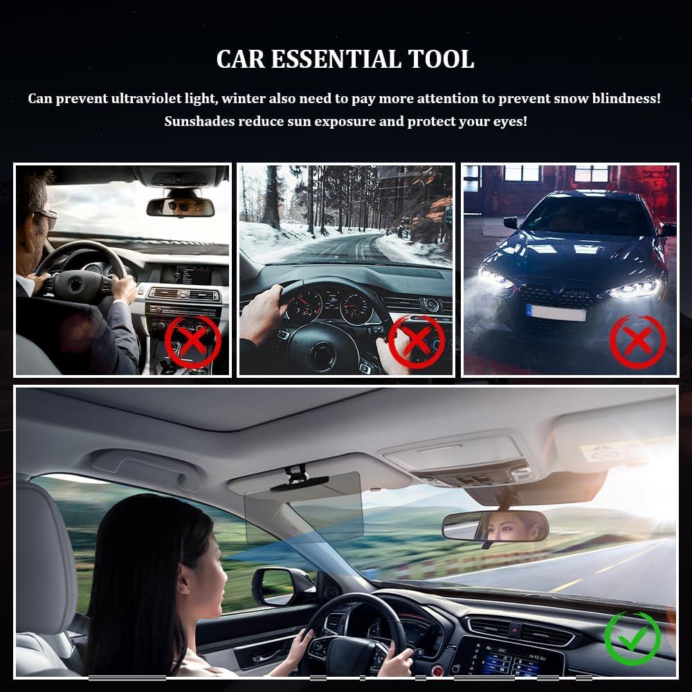 Extensor de Visera de Sol Middrivr para Coche 32x14.5cm